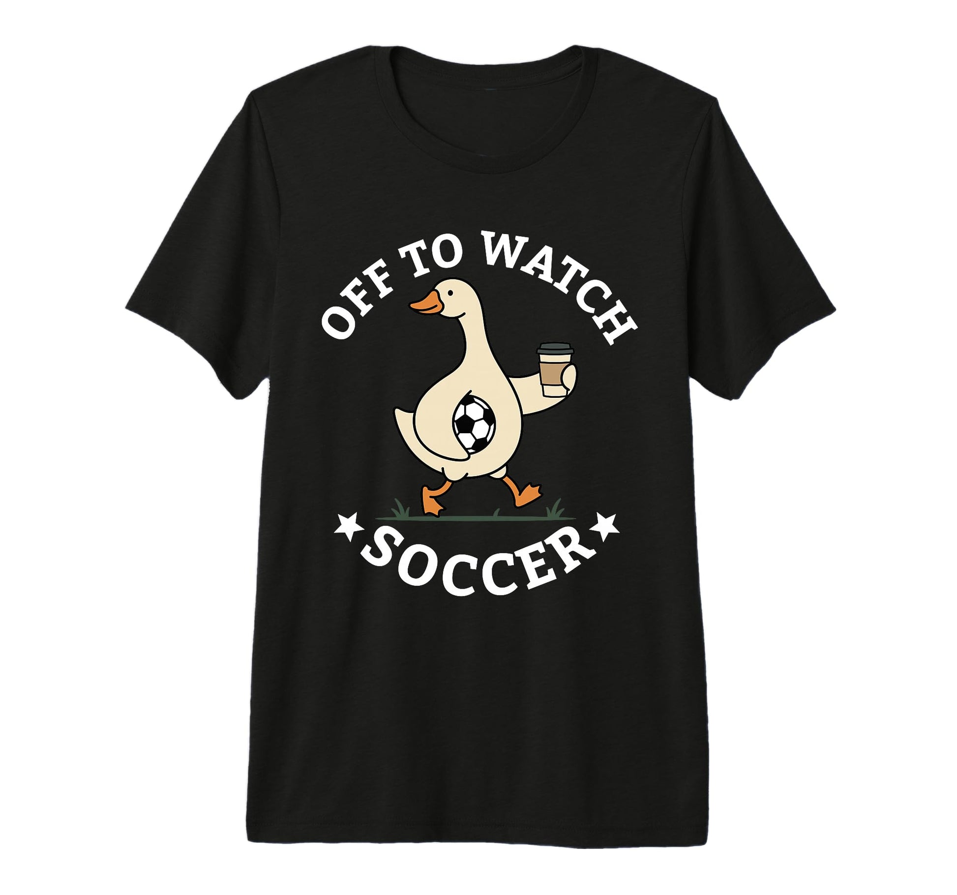 Off To Watch Soccer Mom Funny Goose T-Shirt - Trendy Graphic Men Women - T-Shirt, Sweatshirt, Hoodie