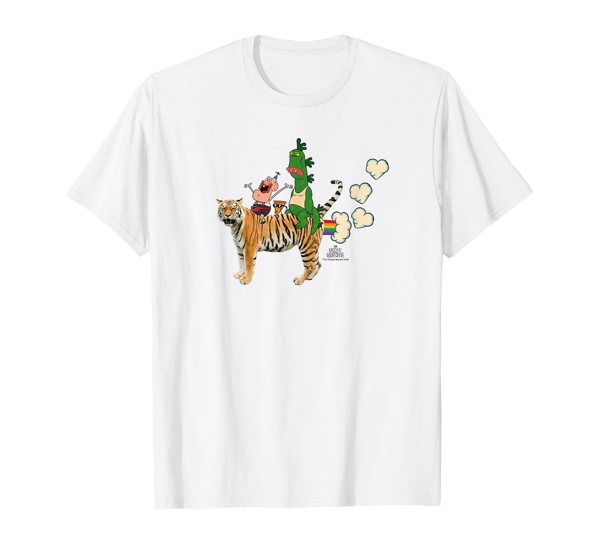Uncle Grandpa Fart Hearts T-Shirt - Unique Graphic for Adults - T-Shirt, Sweatshirt, Hoodie