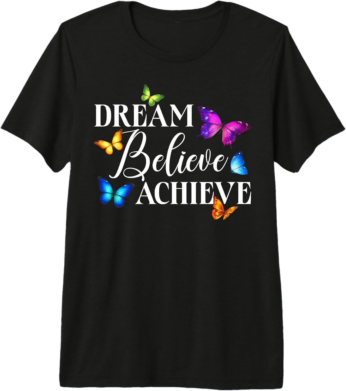 Motivational Inspirational Butterfly Quote Women Unisex T-shirt, Sweatshirt, Hoodie, Long Sleeve Tee - T-Shirt, Sweatshirt, Hoodie