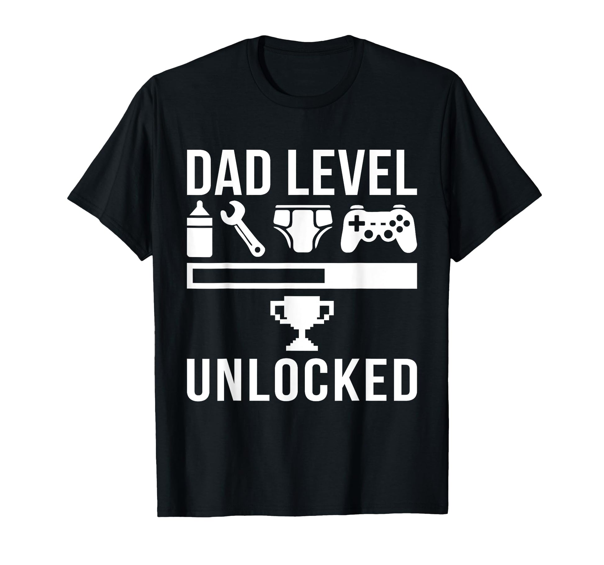 Dad Level Unlocked New Dad Gamer Nerd T-Shirt - Streetwear Style Unisex - T-Shirt, Sweatshirt, Hoodie
