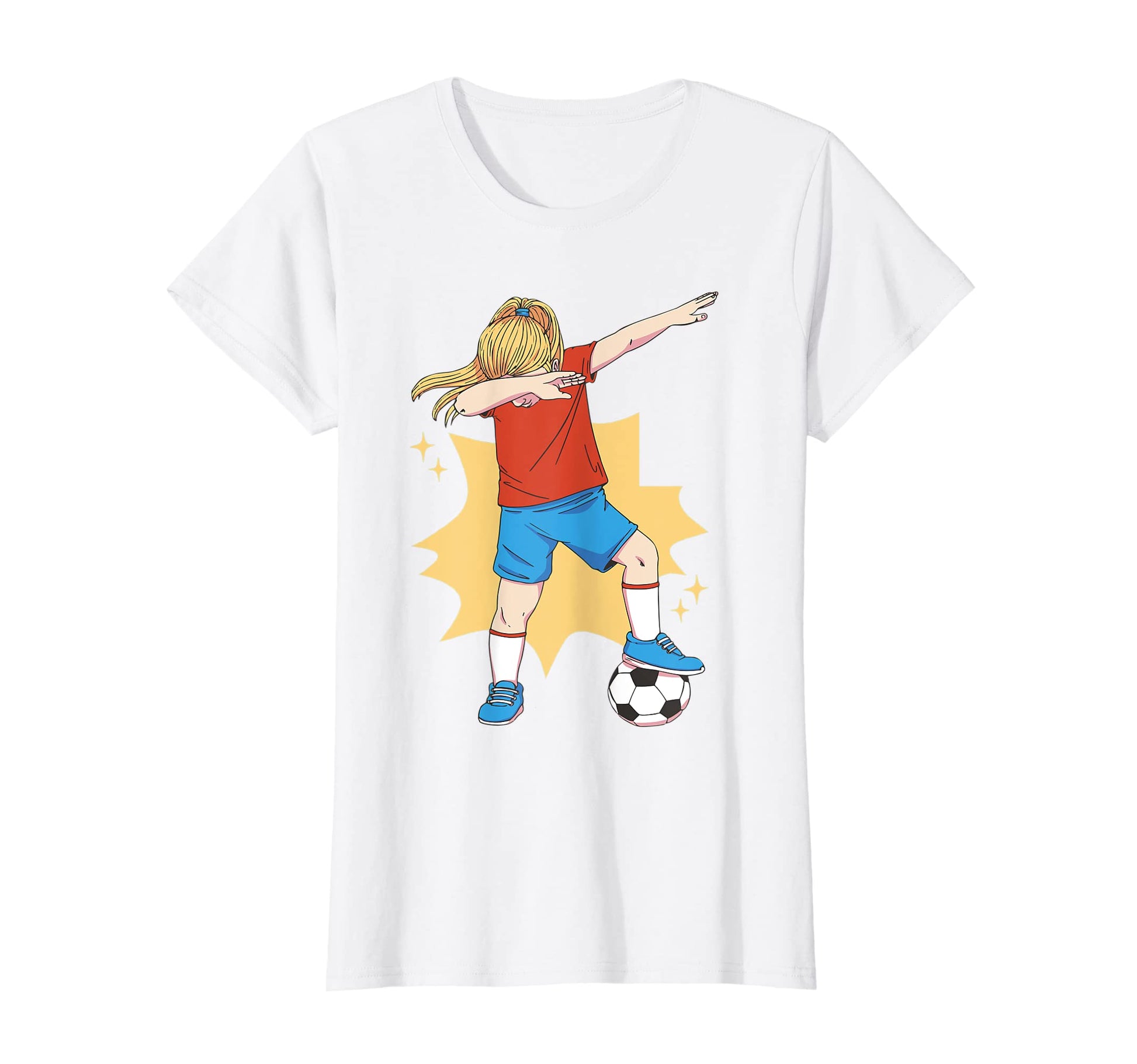 Dabbing Soccer T-Shirt - Custom Art Print for Adults - T-Shirt, Sweatshirt, Hoodie