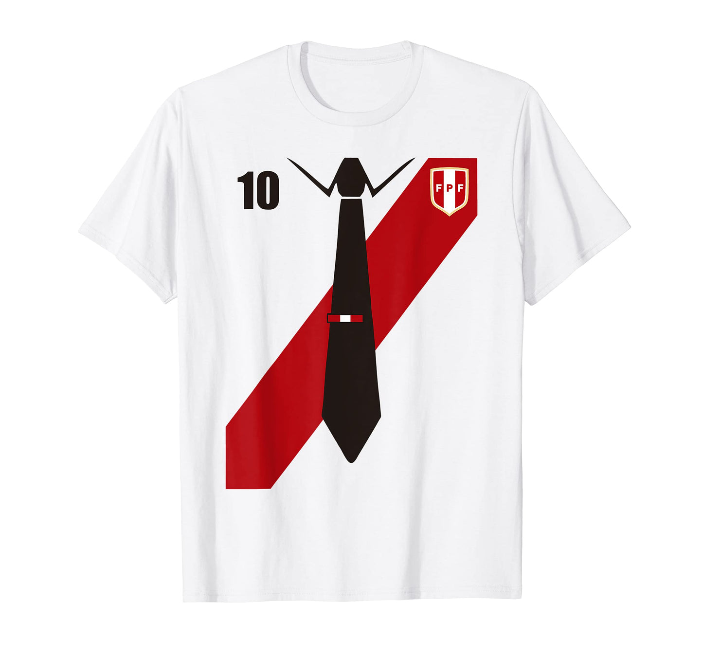 Peruvian Color Polo Red Stripe Football T-Shirt - Custom Art Print Unisex - T-Shirt, Sweatshirt, Hoodie