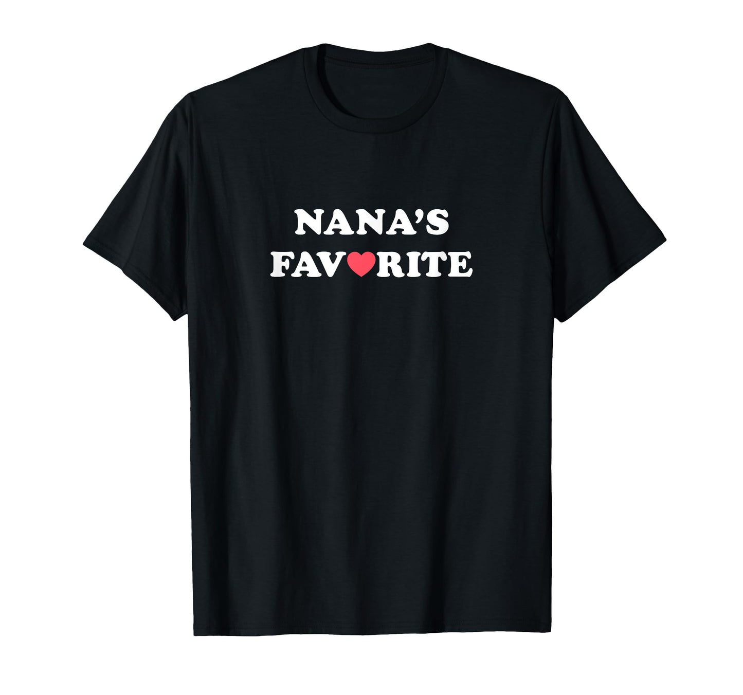 Nanas Favorite Red Heart T-Shirt - Custom Art Print Men Women - T-Shirt, Sweatshirt, Hoodie