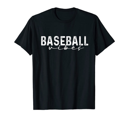 Baseball Vibes Mom Dad Baseball Softball T-Shirt - Streetwear Style Unisex - T-Shirt, Sweatshirt, Hoodie