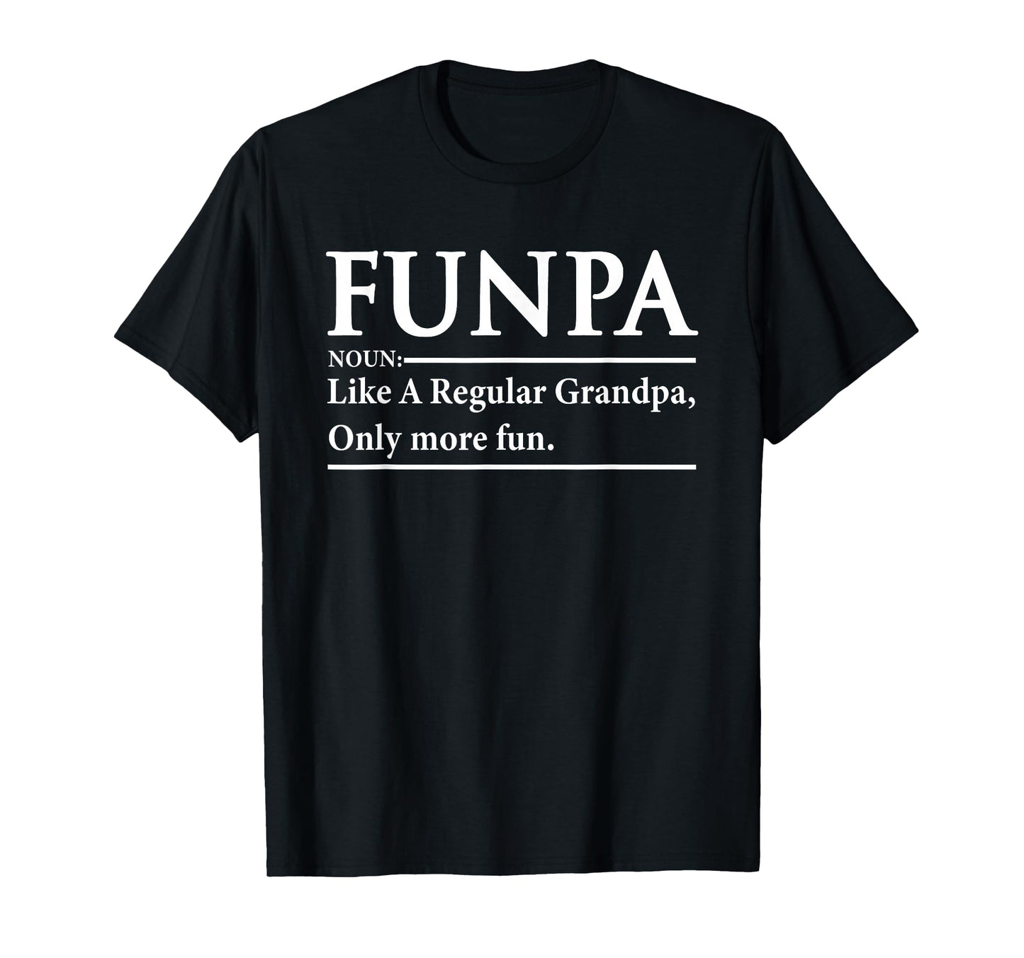 Funpa Grandpa Like Regular Grandpa T-Shirt - Minimalist Print for Adults - T-Shirt, Sweatshirt, Hoodie