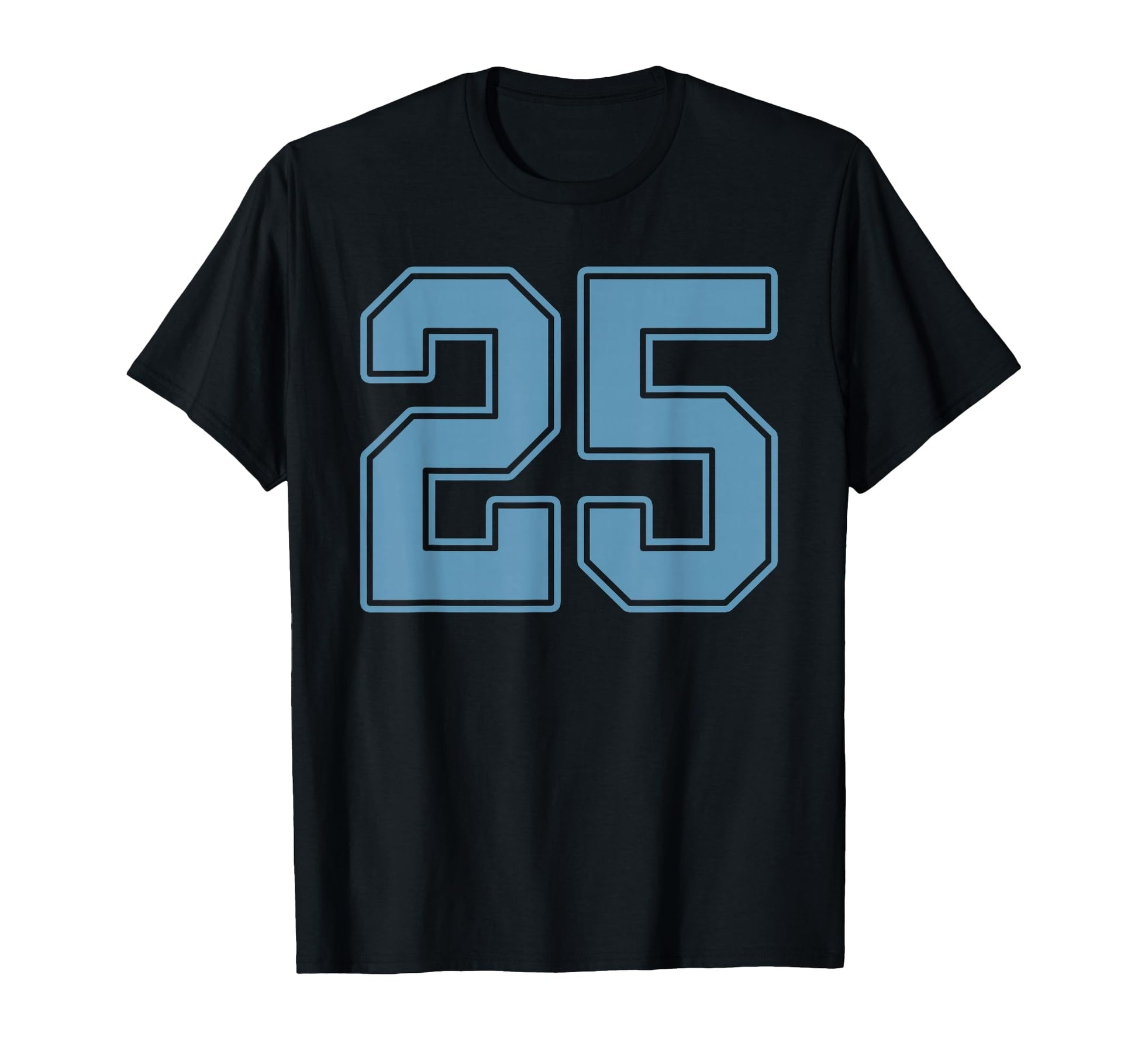 Light Blue Number 25 Jersey Player T-Shirt - Casual Everyday Wear Unisex - T-Shirt, Sweatshirt, Hoodie