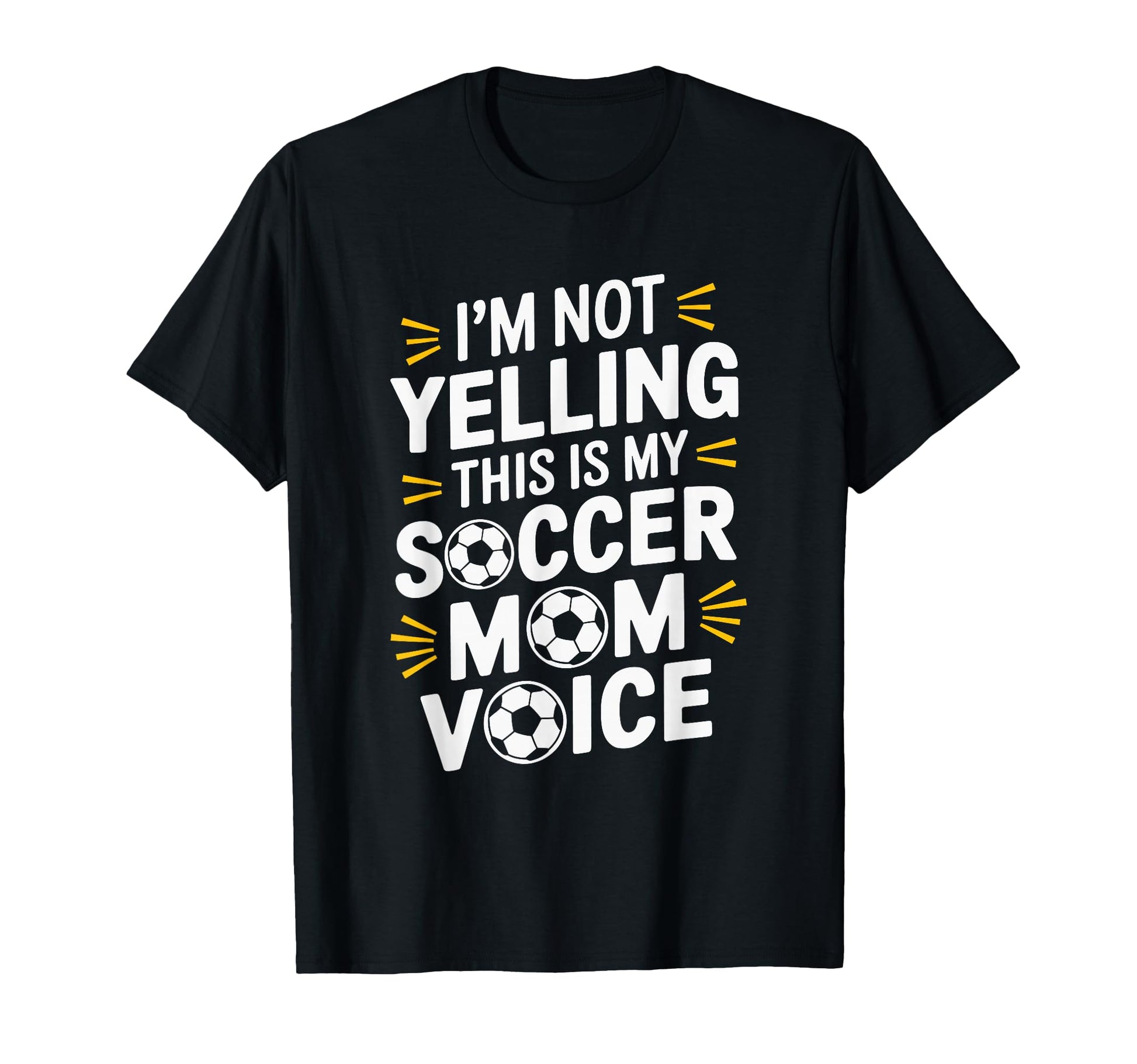 This Is My Soccer Mom Voice T-Shirt - Casual Everyday Wear for Adults - T-Shirt, Sweatshirt, Hoodie