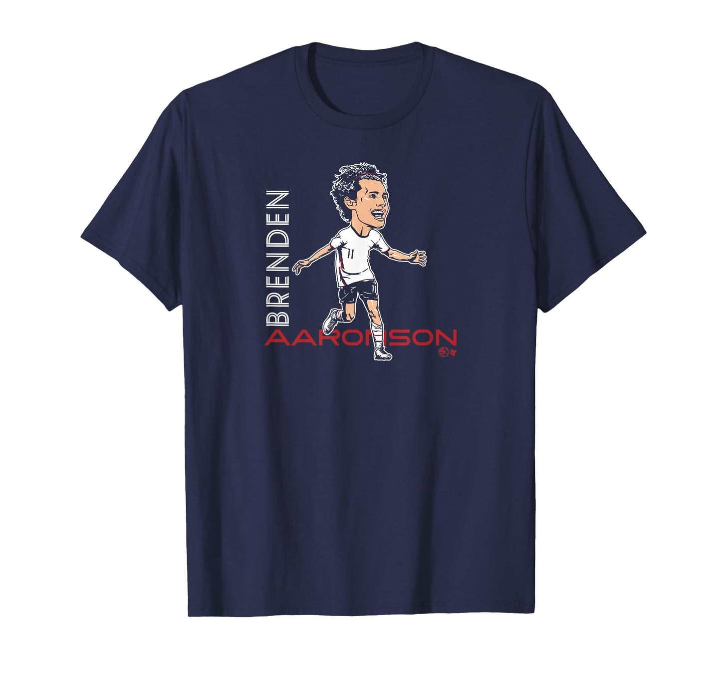 Brenden Aaronson Caricature United T-Shirt - Custom Art Print Men Women - T-Shirt, Sweatshirt, Hoodie