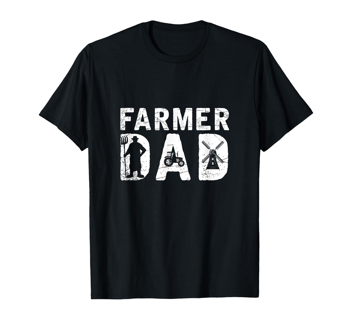 Farmer Dad Tractor Farming T-Shirt - Casual Everyday Wear Men Women - T-Shirt, Sweatshirt, Hoodie