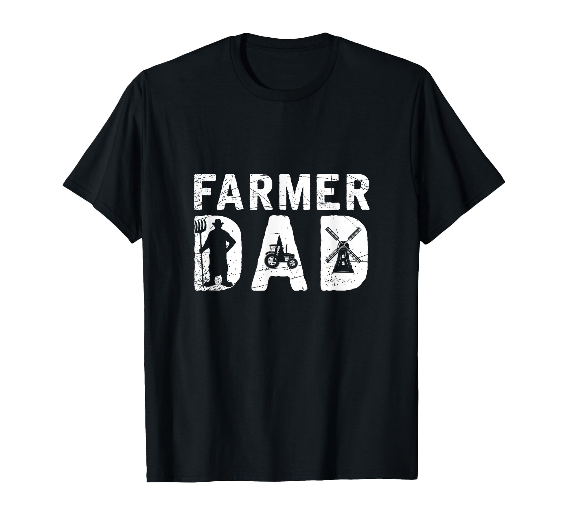 Farmer Dad Tractor Farming T-Shirt - Casual Everyday Wear Men Women - T-Shirt, Sweatshirt, Hoodie