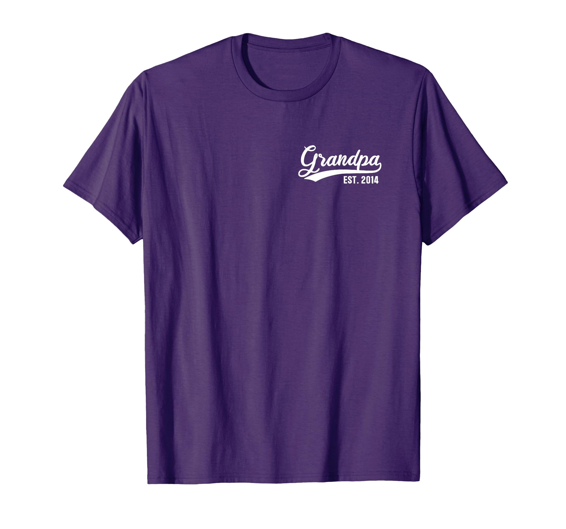 Grandpa 2014 Grandfather Est 2014 Grandpa T-Shirt - Unique Graphic Unisex - T-Shirt, Sweatshirt, Hoodie