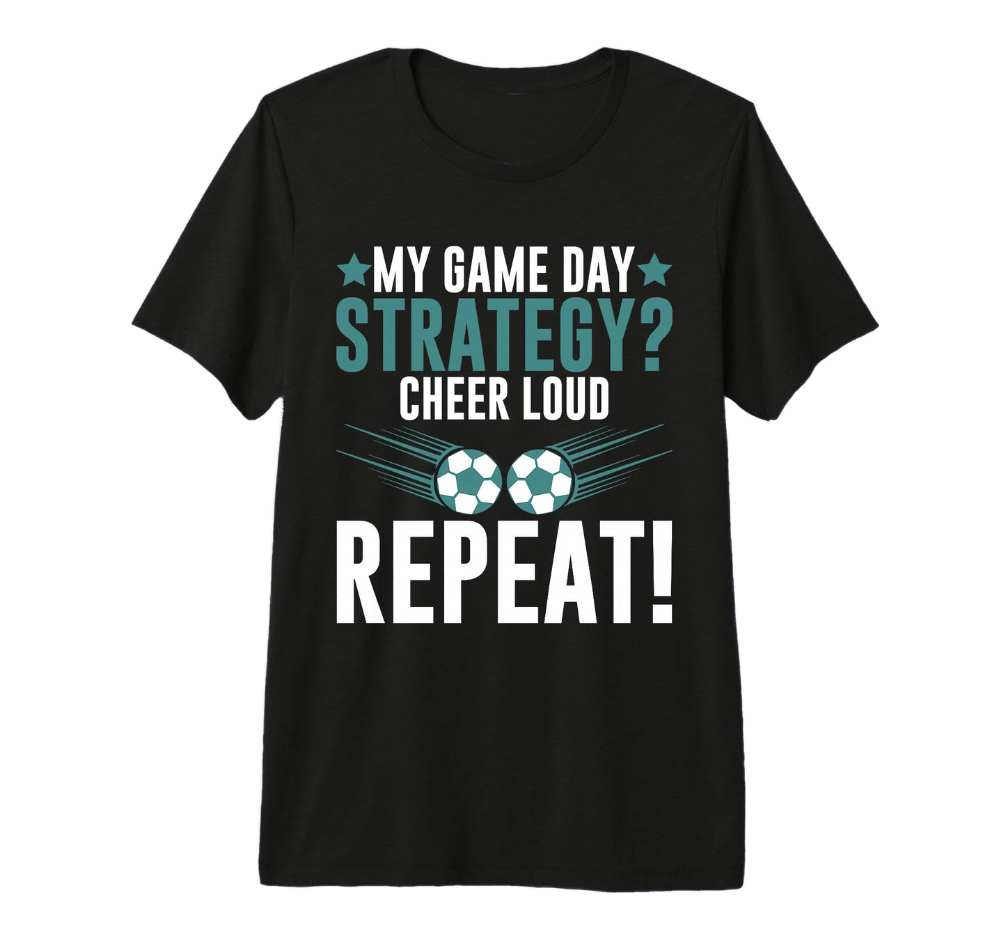 My Game Day Strategy Cheer Loud T-Shirt - Aesthetic Graphic Men Women - T-Shirt, Sweatshirt, Hoodie
