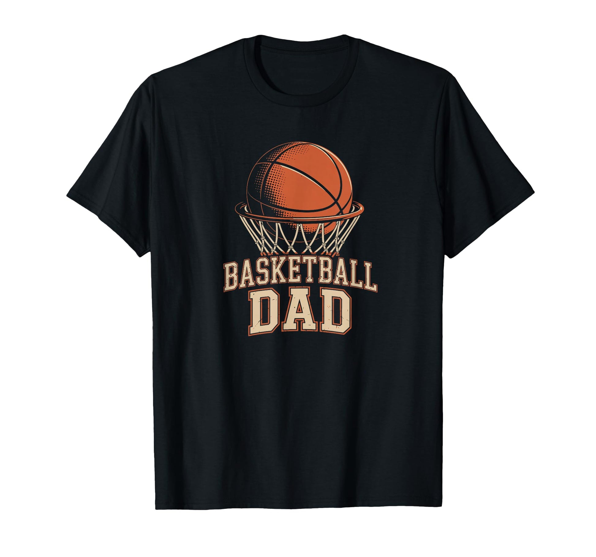 Basketball Dad Hoop Illustration T-Shirt - Custom Art Print Unisex - T-Shirt, Sweatshirt, Hoodie