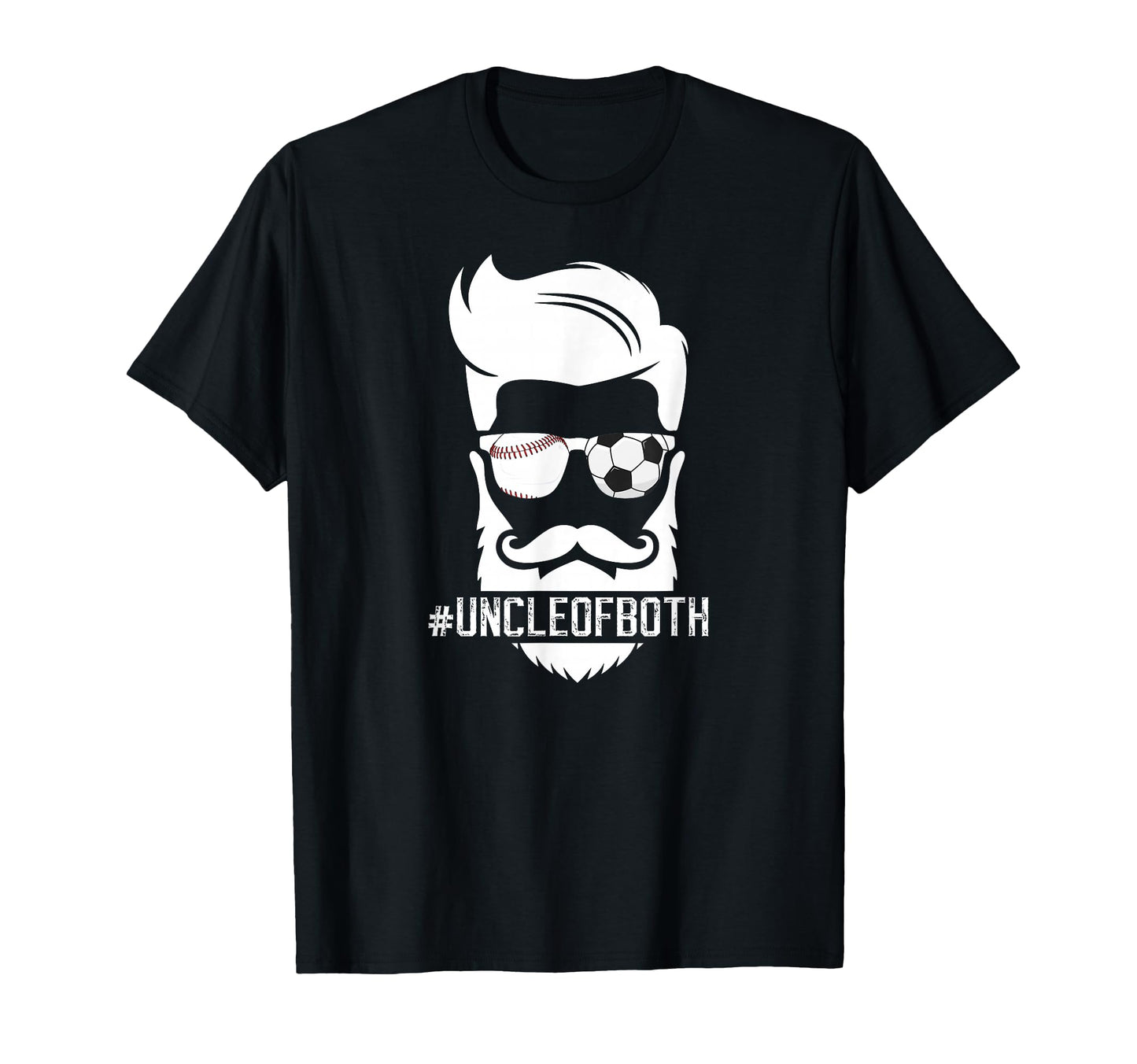 Uncle Both Baseball Soccer Uncle Ballers T-Shirt - Unique Graphic Unisex - T-Shirt, Sweatshirt, Hoodie