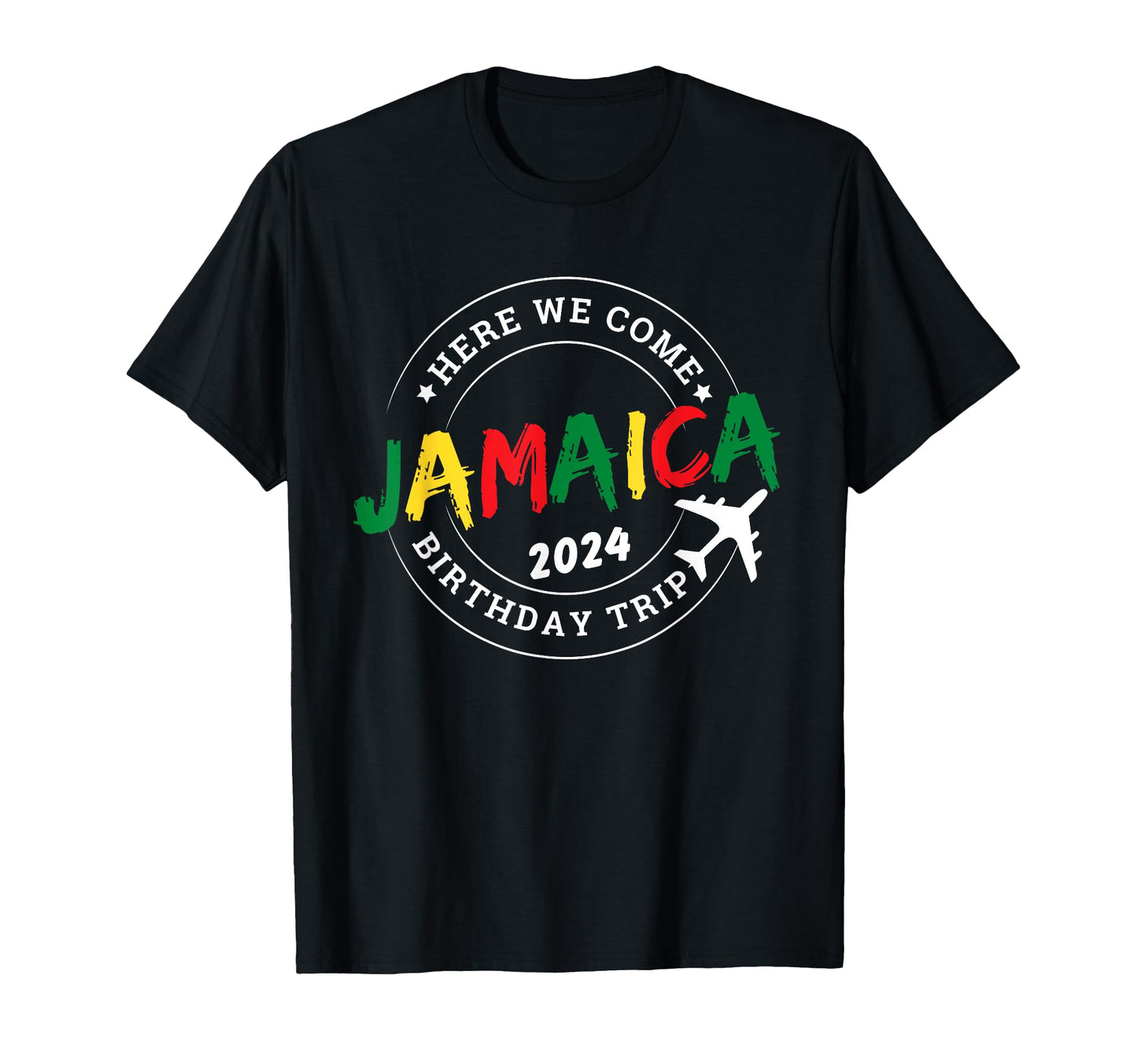 Jamaica Birthday Trip 2024 Family T-Shirt - Custom Art Print for Adults - T-Shirt, Sweatshirt, Hoodie