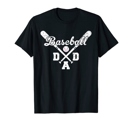 Baseball Dad Funny Fathers Day Proud T-Shirt - Graphic Print for Adults - T-Shirt, Sweatshirt, Hoodie