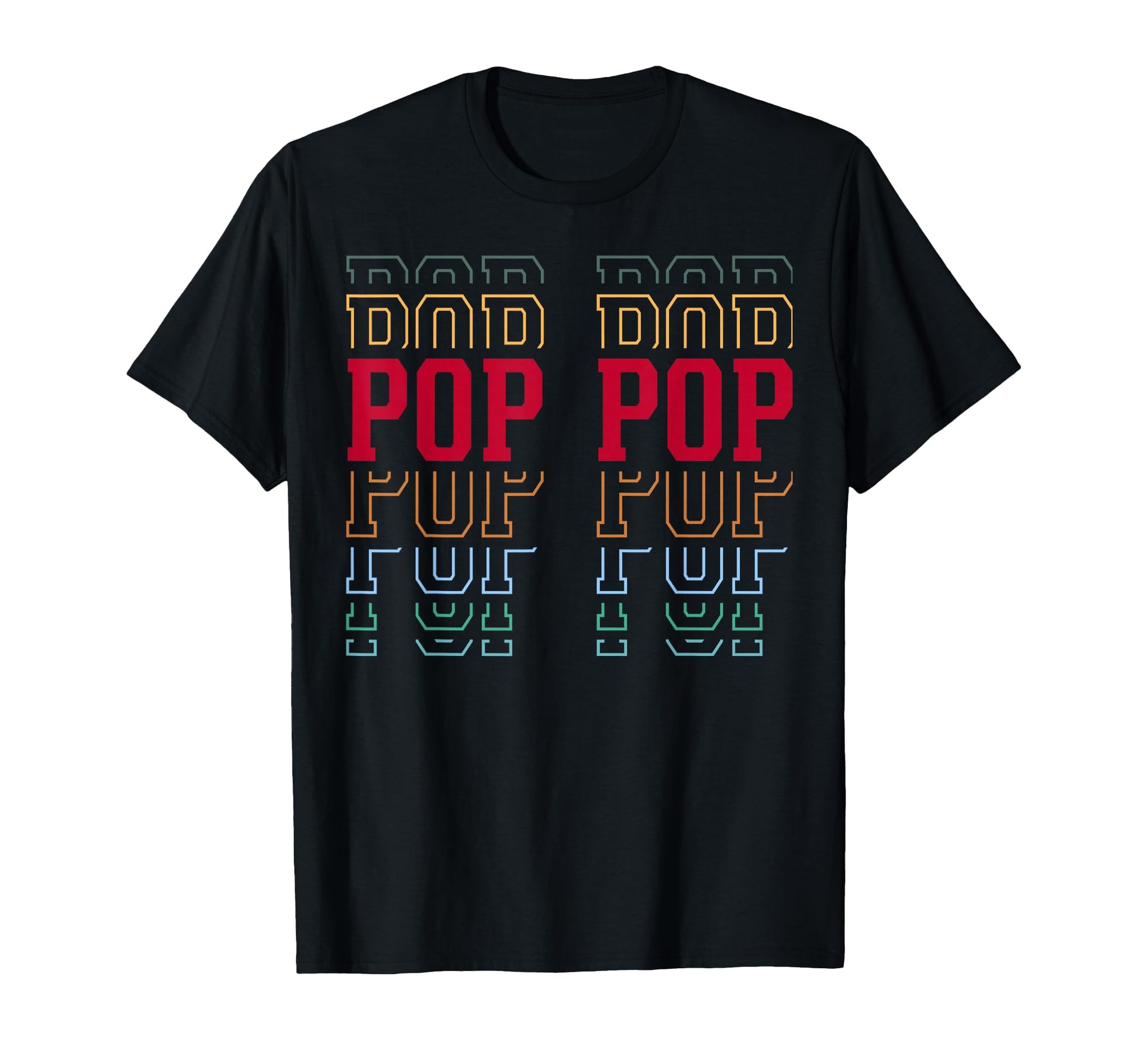 Pop Pop Funny Athletic Lettering T-Shirt - Streetwear Style for Adults - T-Shirt, Sweatshirt, Hoodie