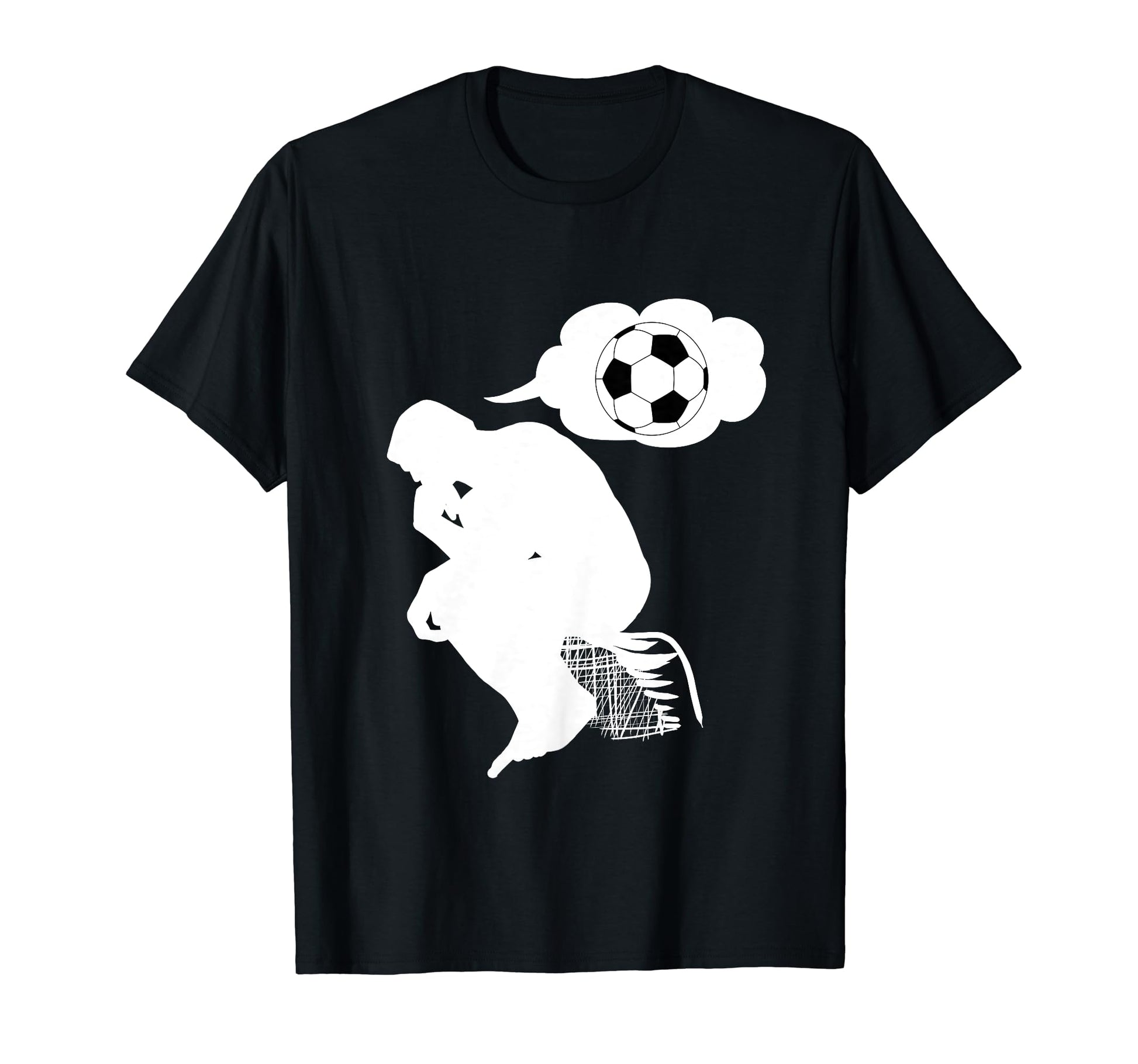 Thinking About Soccer Awesome Gift T-Shirt - Fun Novelty Design for Adults - T-Shirt, Sweatshirt, Hoodie