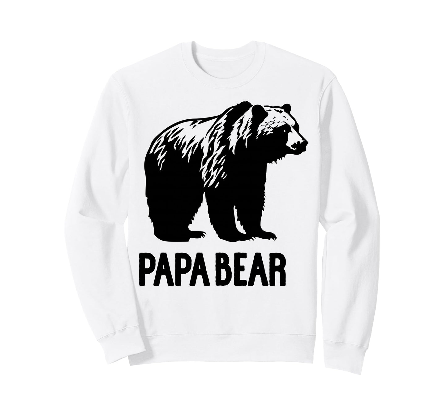 Trendy Fathers Day Papa Bear Sweatshirt - Unique Graphic for Adults - T-Shirt, Sweatshirt, Hoodie