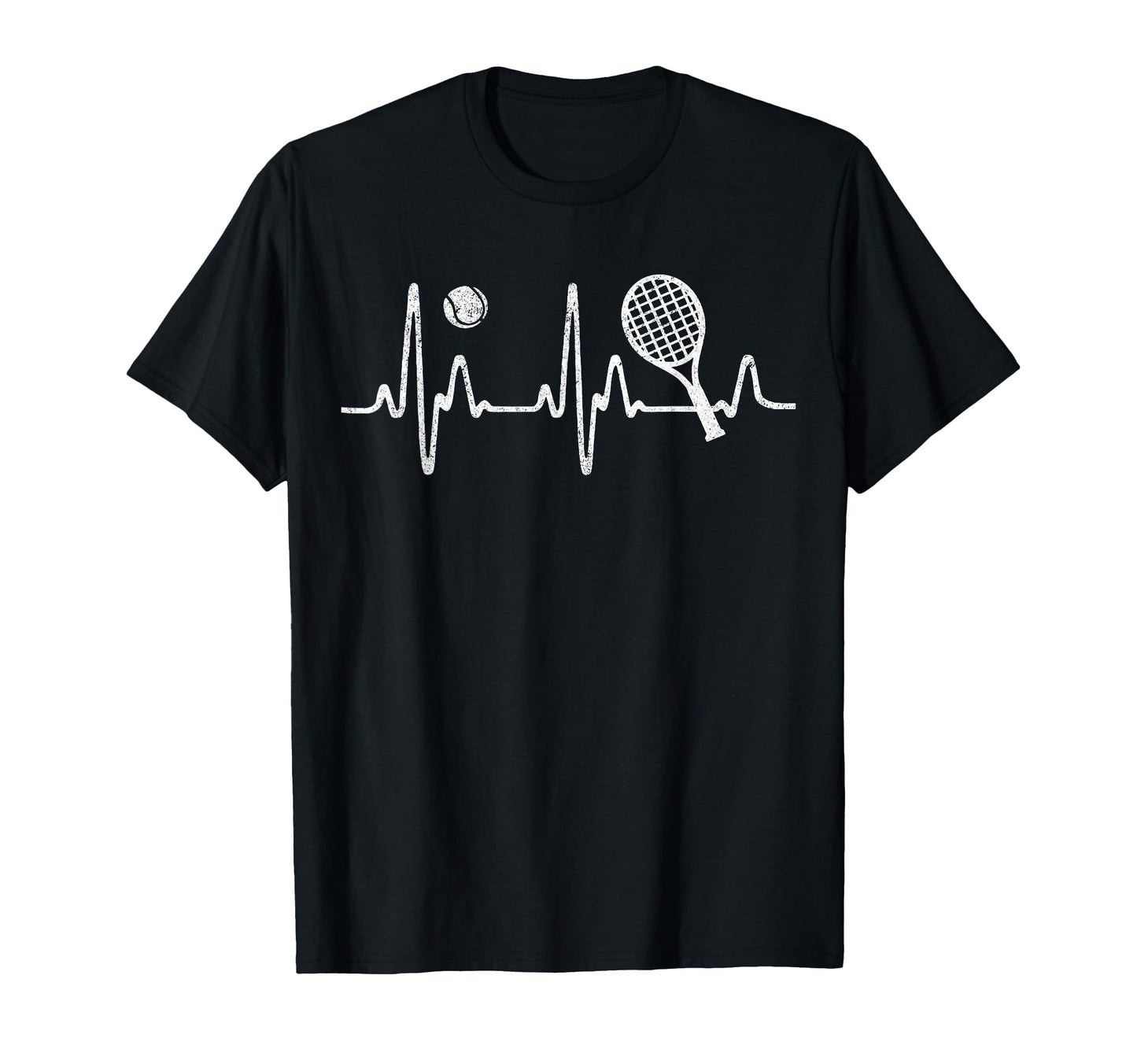 Tennis Heartbeat Best Tennis Gift Players T-Shirt - Unique Graphic Unisex - T-Shirt, Sweatshirt, Hoodie