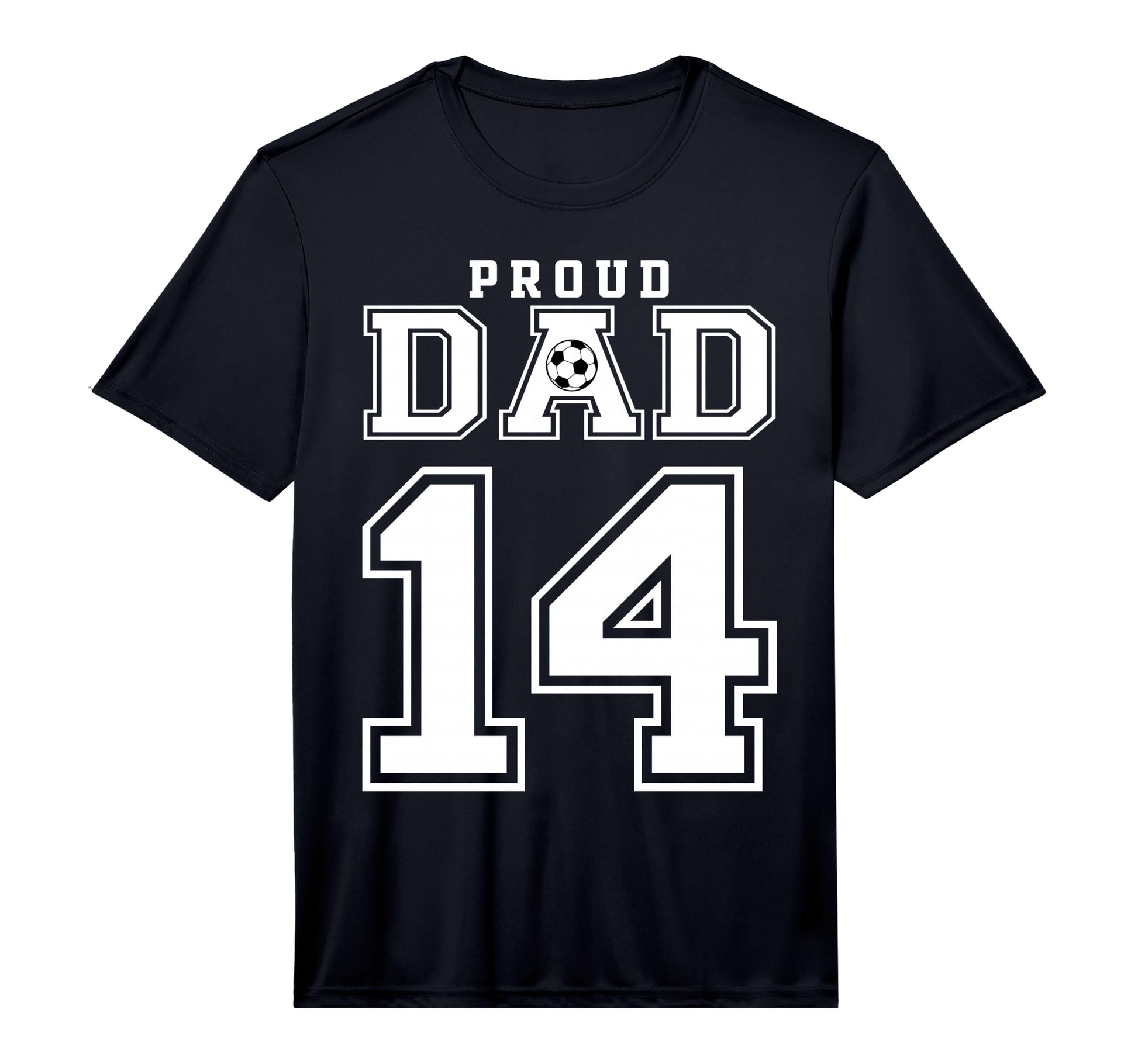 Number 14 Custom Proud Soccer T-Shirt - Casual Everyday Wear Men Women - T-Shirt, Sweatshirt, Hoodie