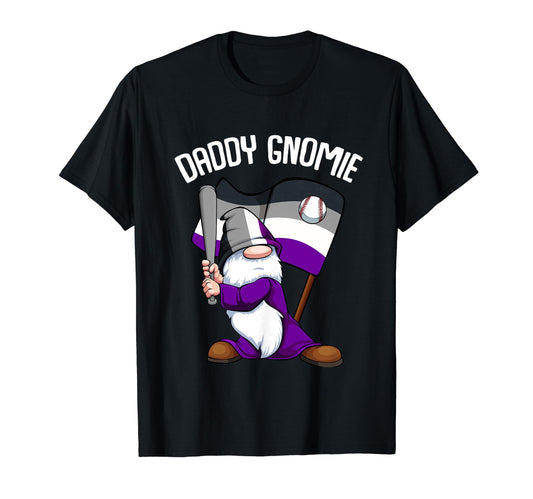 Asexual Baseball Daddy Gnome Lgbt Q T-Shirt - Unique Graphic for Adults - T-Shirt, Sweatshirt, Hoodie