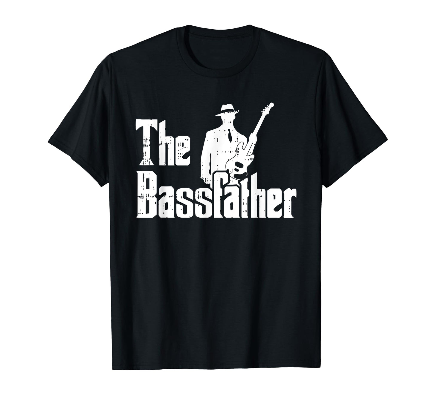 Bass Guitar Dad Fathers Day Guitarist T-Shirt - Minimalist Print Unisex - T-Shirt, Sweatshirt, Hoodie