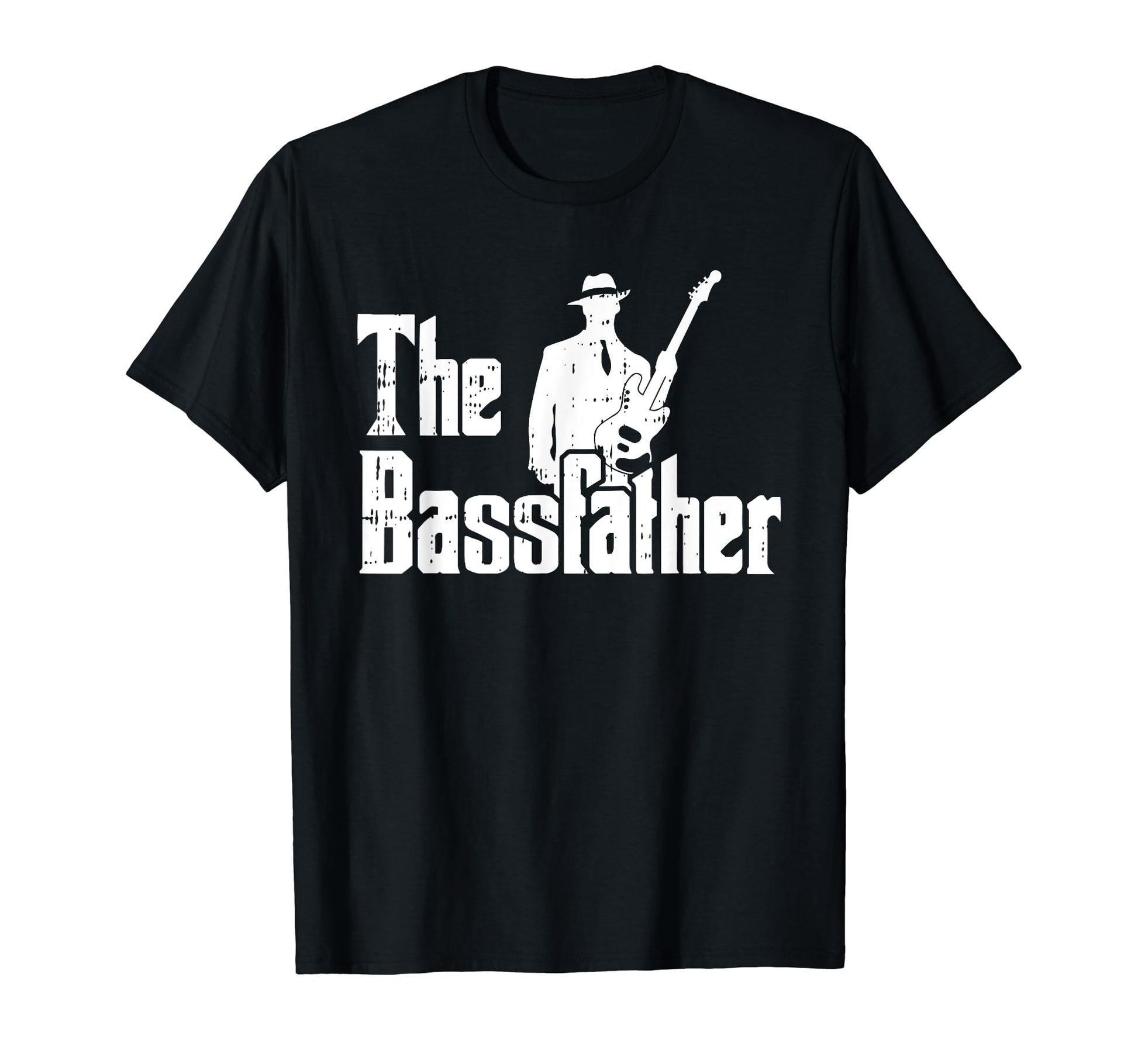 Bass Guitar Dad Fathers Day Guitarist T-Shirt - Minimalist Print Unisex - T-Shirt, Sweatshirt, Hoodie
