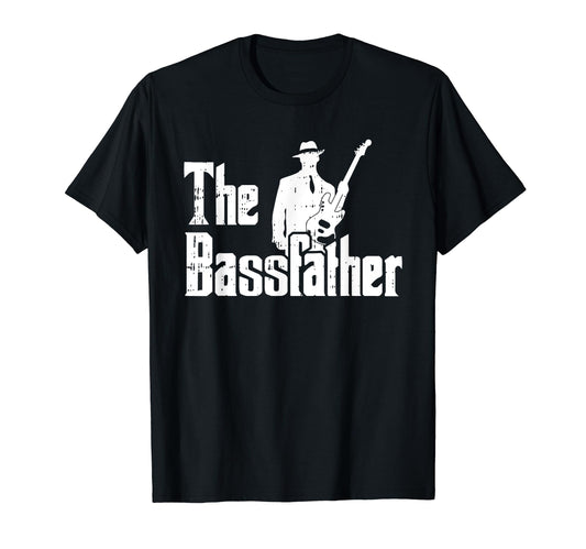 Bass Guitar Dad Fathers Day Guitarist T-Shirt - Minimalist Print Unisex - T-Shirt, Sweatshirt, Hoodie