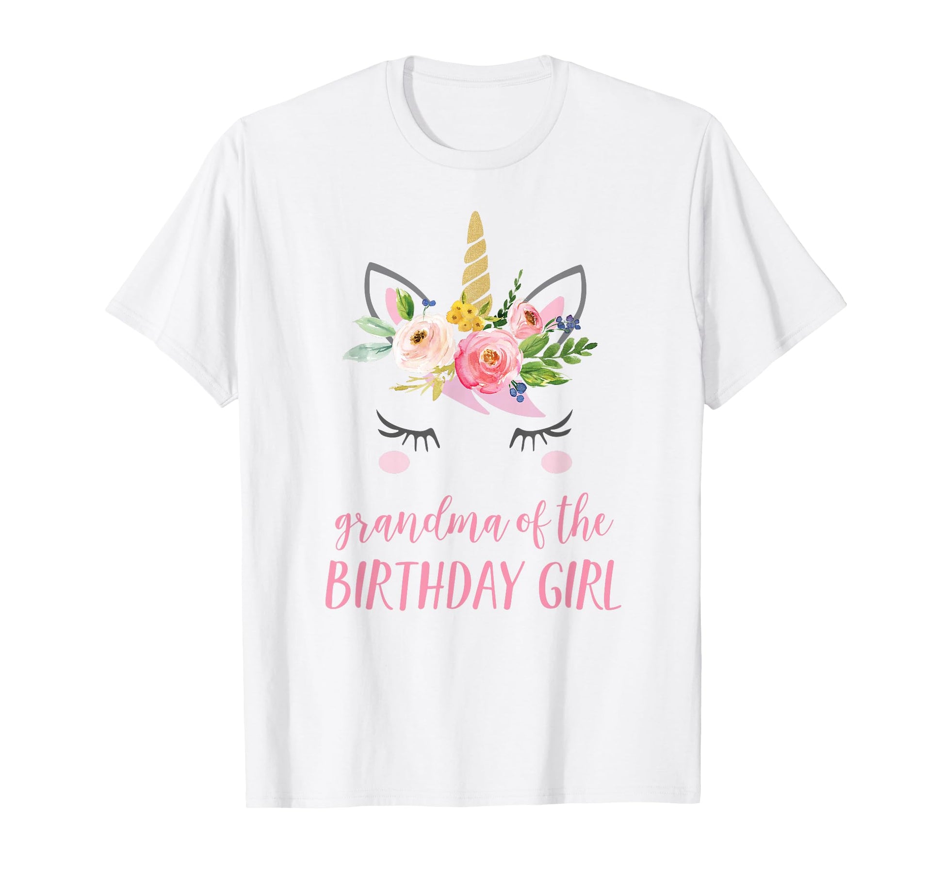 Unicorn Grandma Grandma Birthday T-Shirt - Custom Art Print Men Women - T-Shirt, Sweatshirt, Hoodie