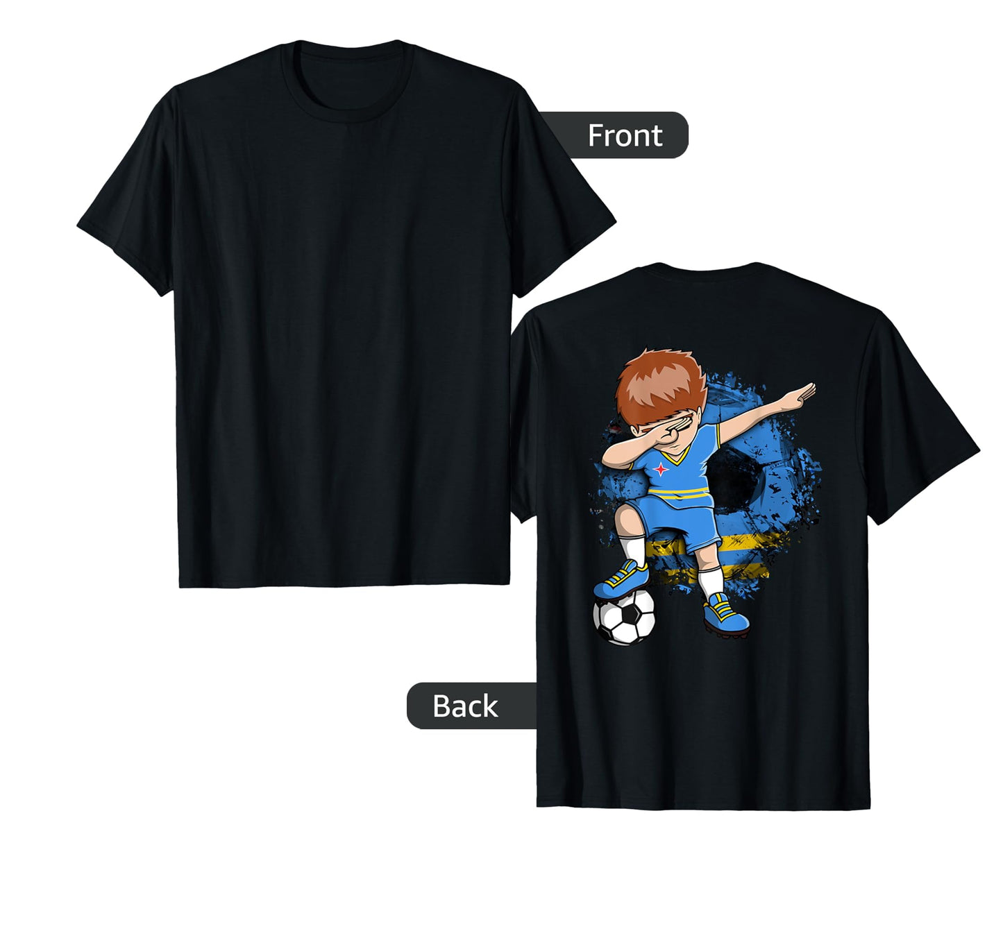 Dabbing Soccer Aruba Jersey Aruban T-Shirt - Custom Art Print Men Women - T-Shirt, Sweatshirt, Hoodie