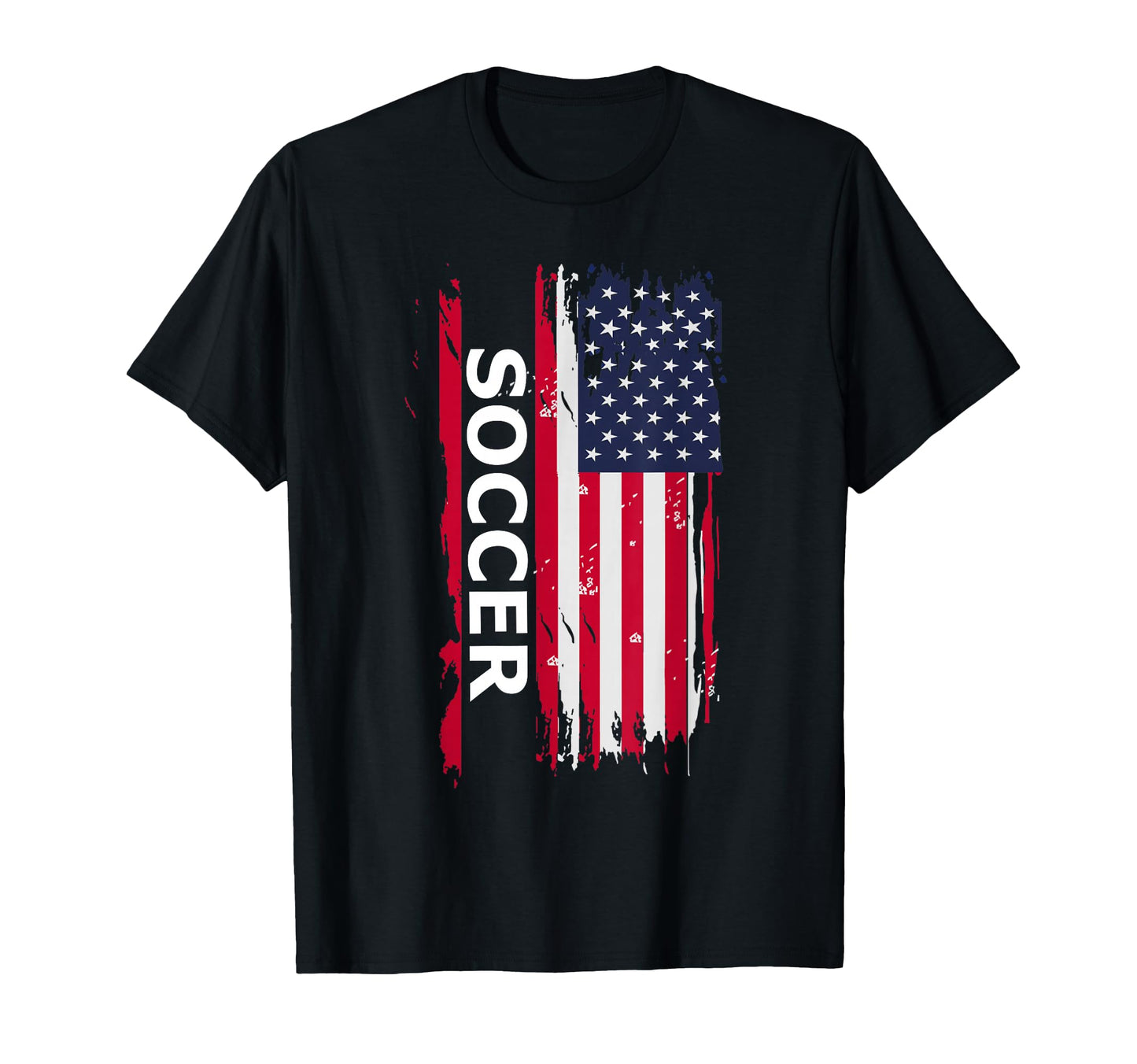 Patriotic Soccer Usa Flag Hoodie - Streetwear Style Unisex - T-Shirt, Sweatshirt, Hoodie
