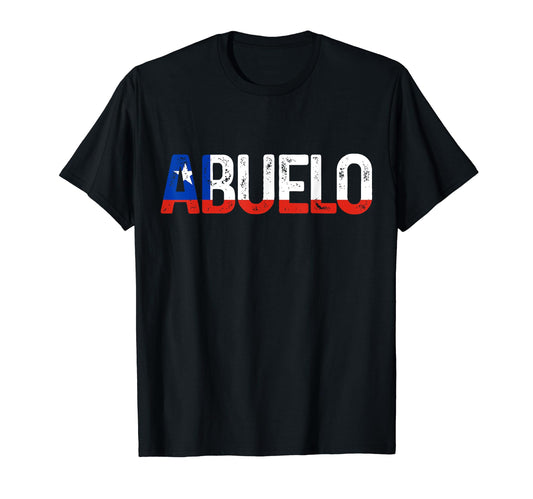 Abuelo Chilean Flag Pride Grandpa Chile T-Shirt - Minimalist Print Unisex - T-Shirt, Sweatshirt, Hoodie