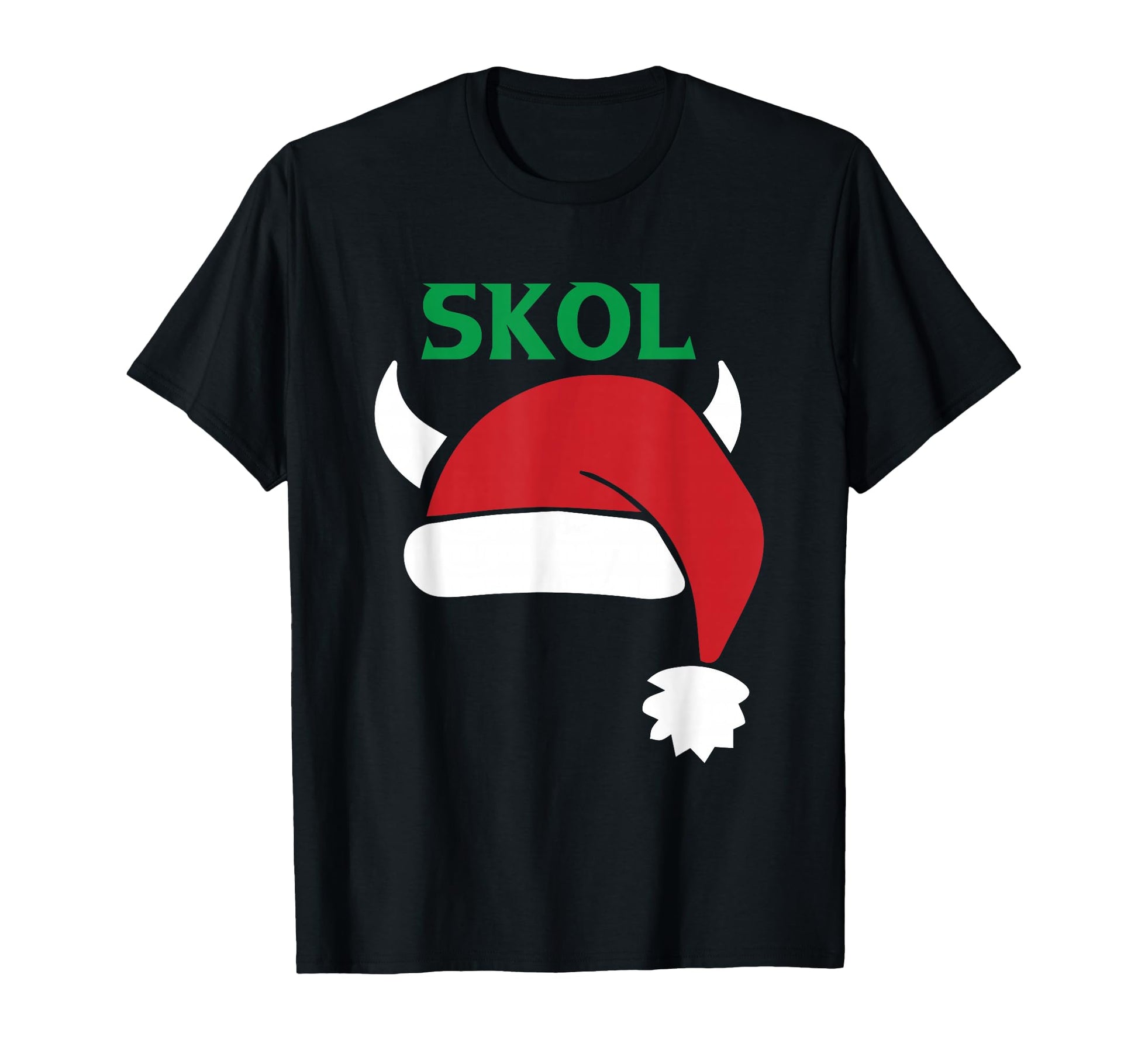 Vikings Santa Hat Pajama Nordic T-Shirt - Graphic Print Men Women - T-Shirt, Sweatshirt, Hoodie