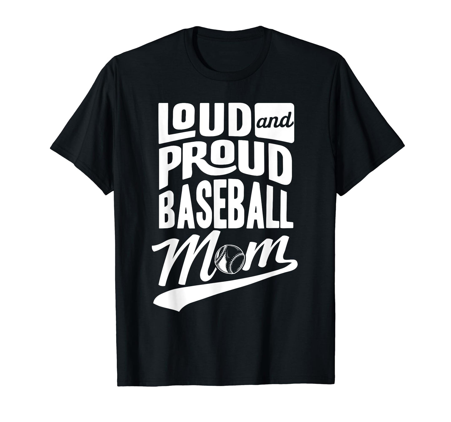 Baseball Mom Baseball Lover T-Shirt - Fun Novelty Design for Adults - T-Shirt, Sweatshirt, Hoodie