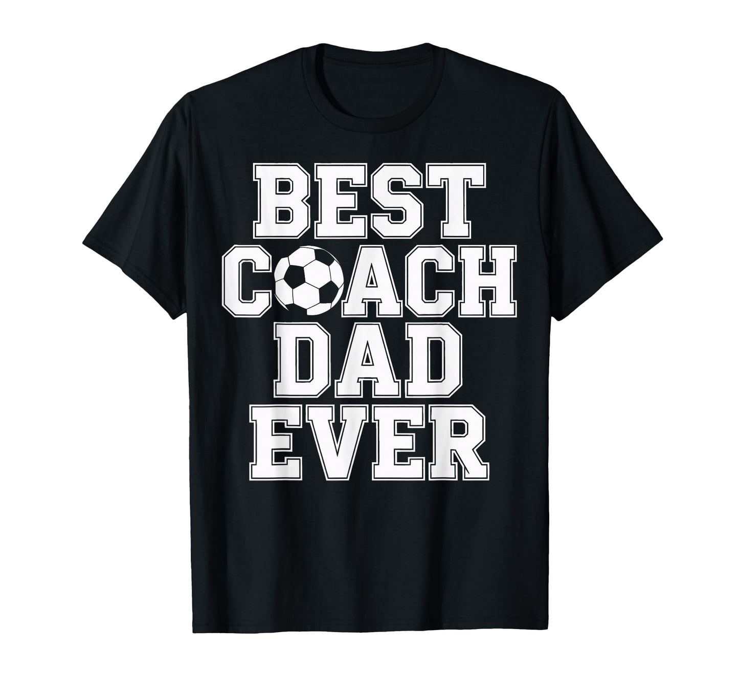 Best Coach Dad Ever Soccer Enthusiast T-Shirt - Custom Art Print Unisex - T-Shirt, Sweatshirt, Hoodie