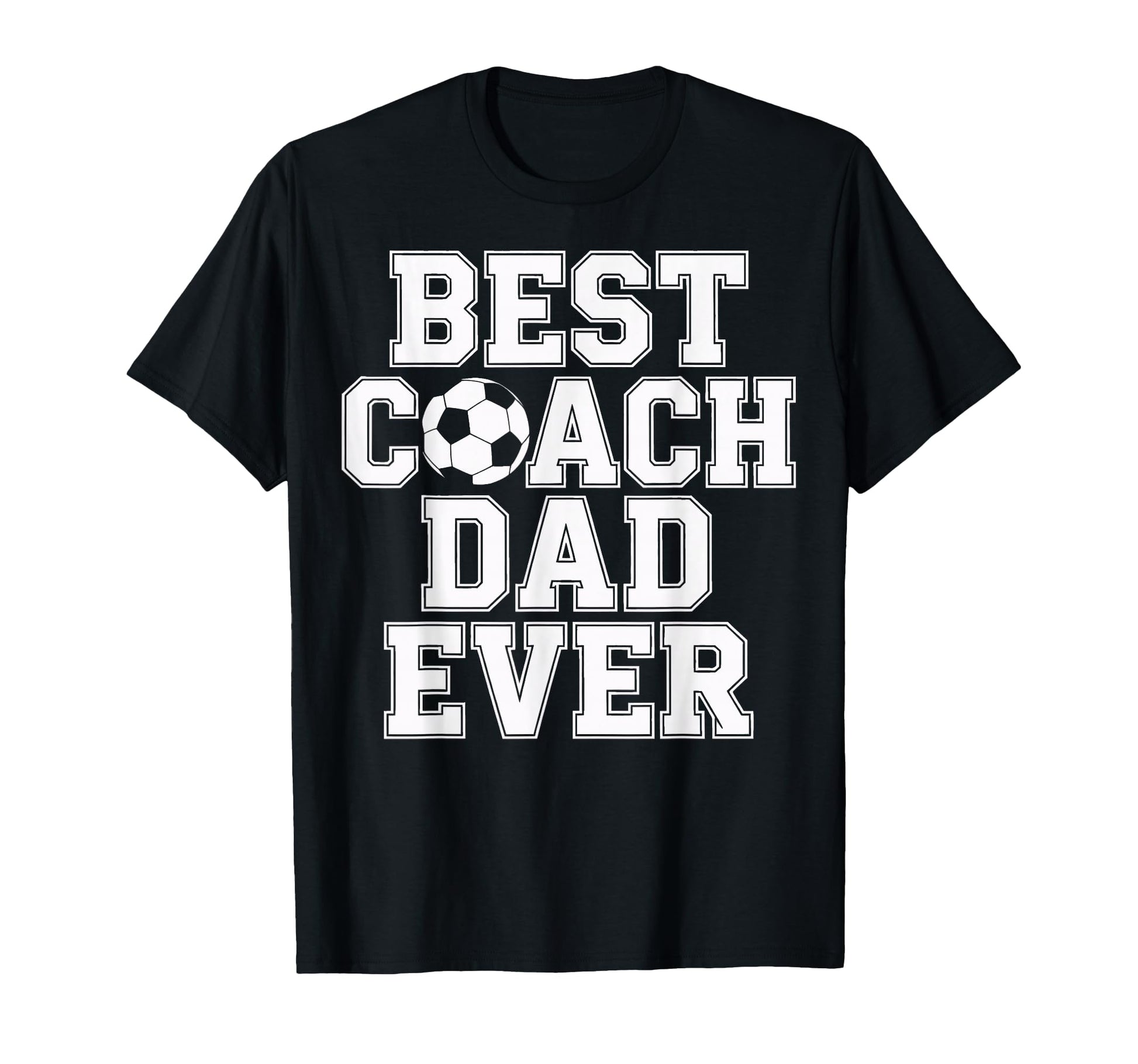 Best Coach Dad Ever Soccer Enthusiast T-Shirt - Custom Art Print Unisex - T-Shirt, Sweatshirt, Hoodie