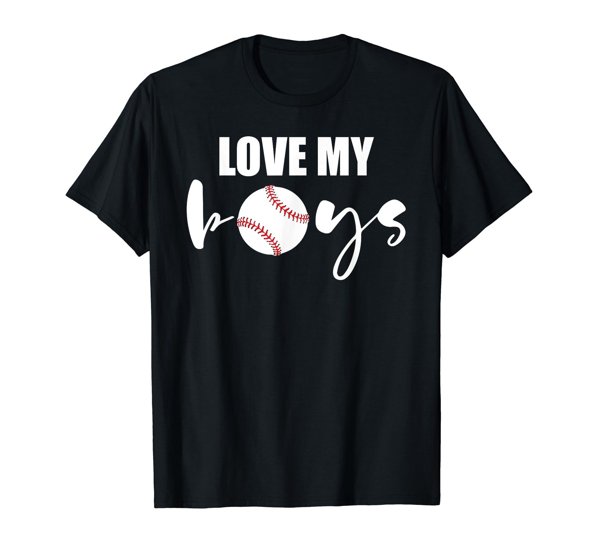 Love My Mom And Dad Baseball Cheer T-Shirt - Custom Art Print Unisex - T-Shirt, Sweatshirt, Hoodie