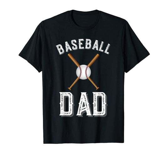 Baseball Dad Funny Fathers Day T-Shirt - Fun Novelty Design for Adults - T-Shirt, Sweatshirt, Hoodie
