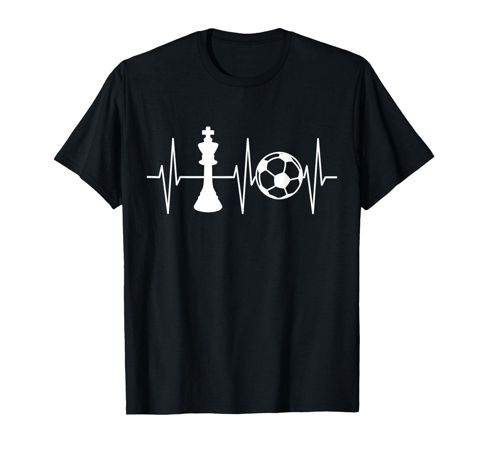 Funny Chess Soccer Player Chess Player T-Shirt - Minimalist Print Unisex - T-Shirt, Sweatshirt, Hoodie