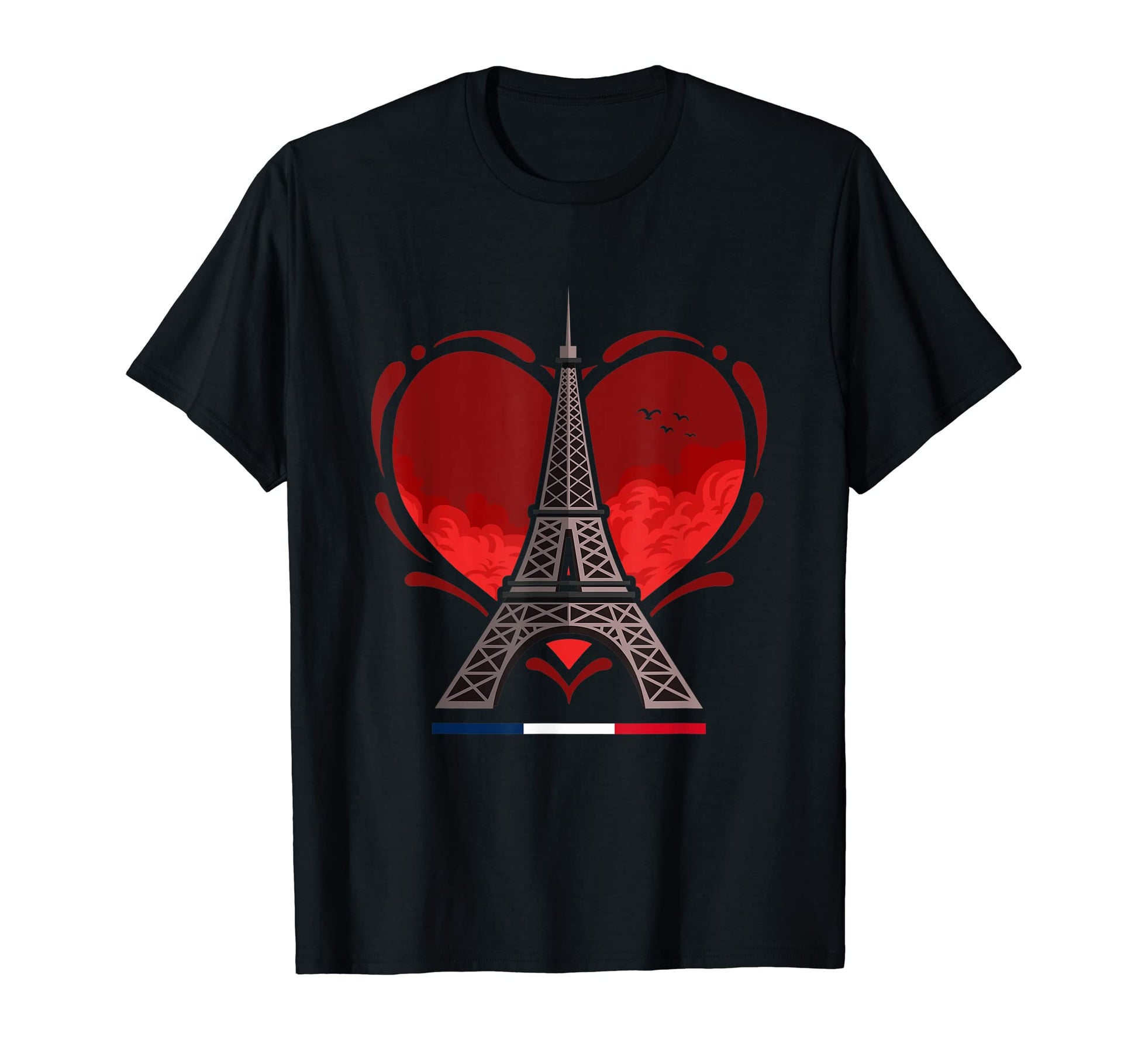 Paris Gifts France French Eiffel Tower T-Shirt - Graphic Print Men Women - T-Shirt, Sweatshirt, Hoodie