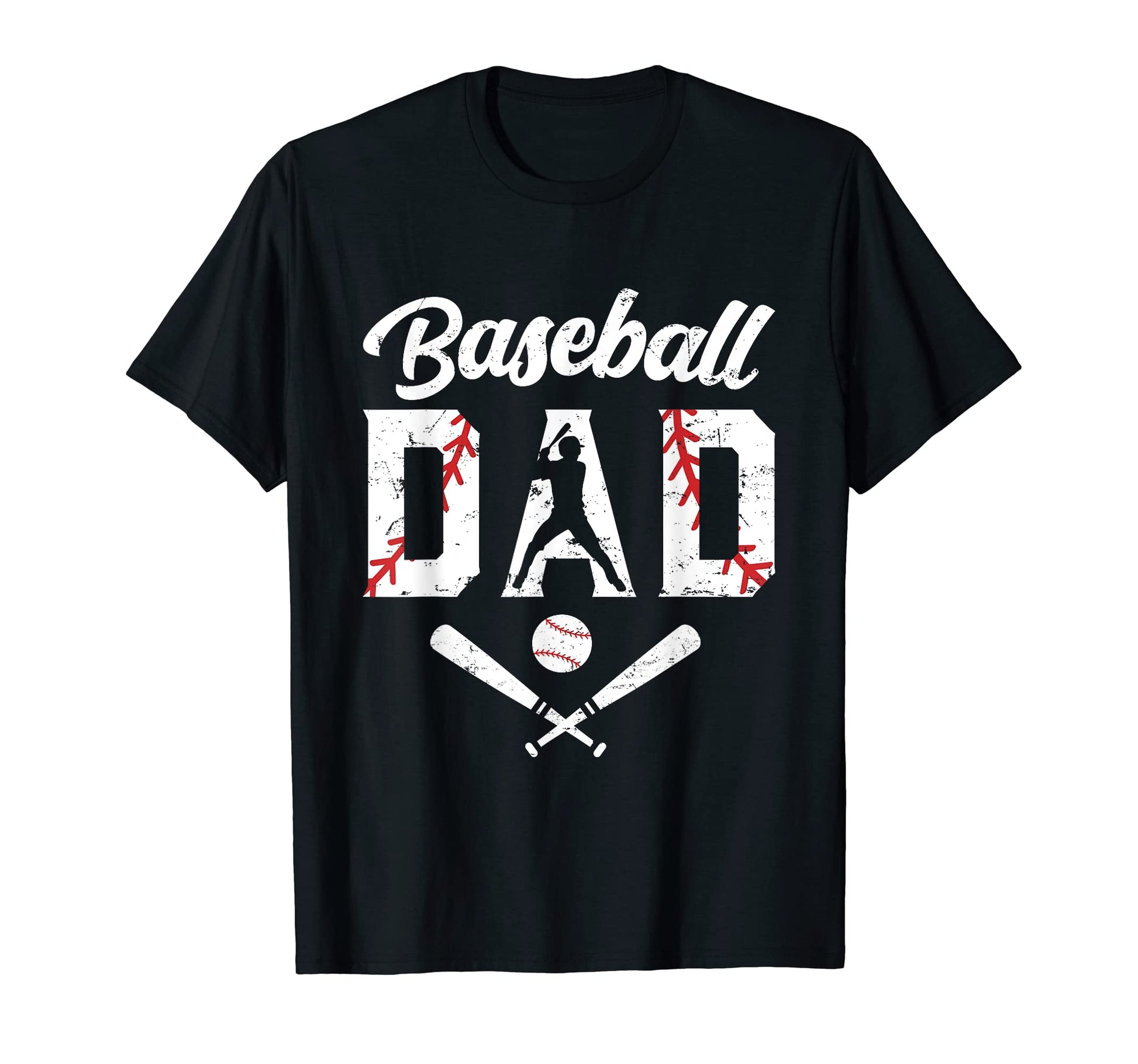 Mens Baseball Dad Fathers Day Baseball T-Shirt - Graphic Print for Adults - T-Shirt, Sweatshirt, Hoodie