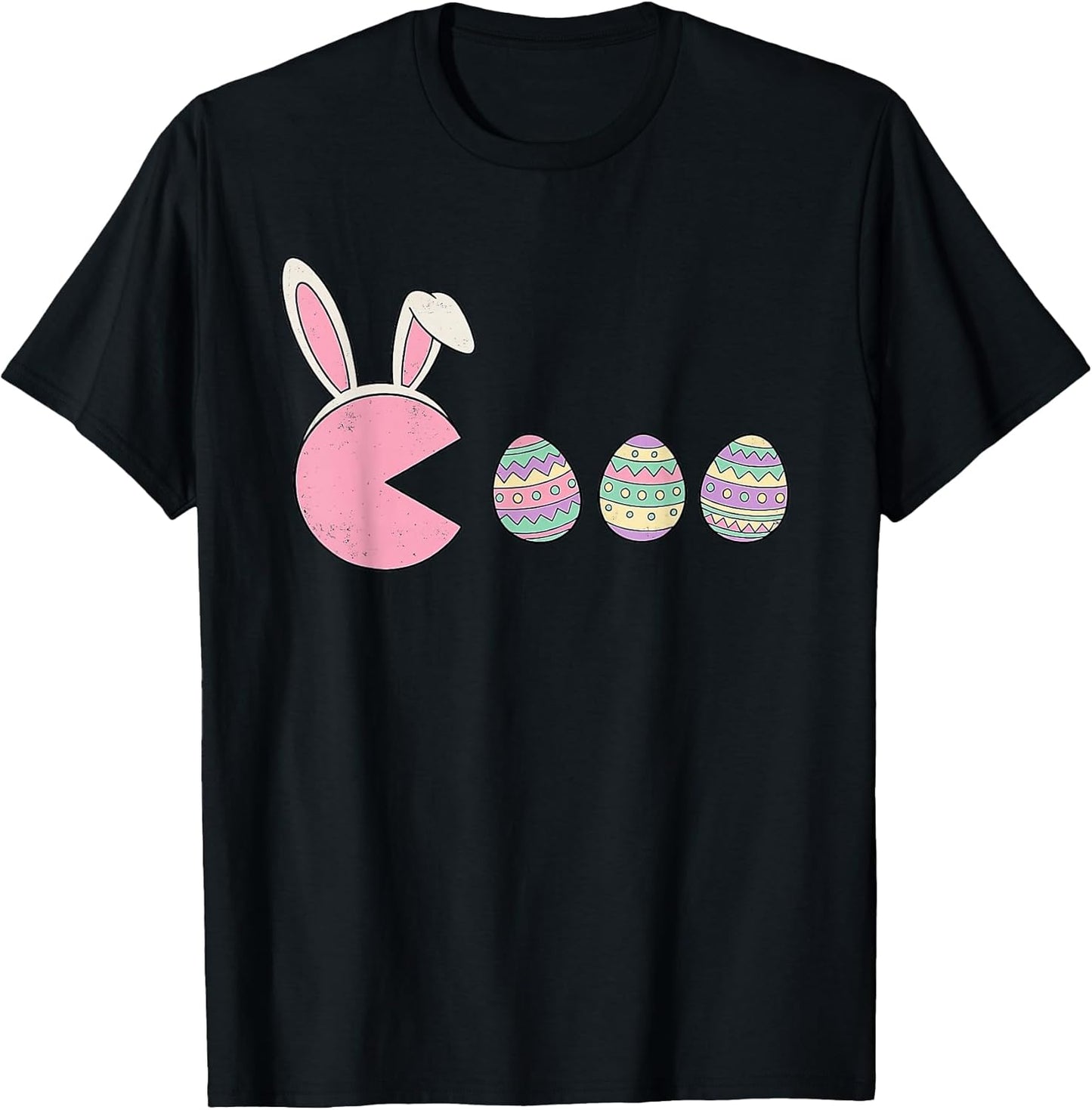 Cute Easter Bunny and Eggs Unisex T-shirt, Sweatshirt, Hoodie, Long Sleeve Tee - T-Shirt, Sweatshirt, Hoodie