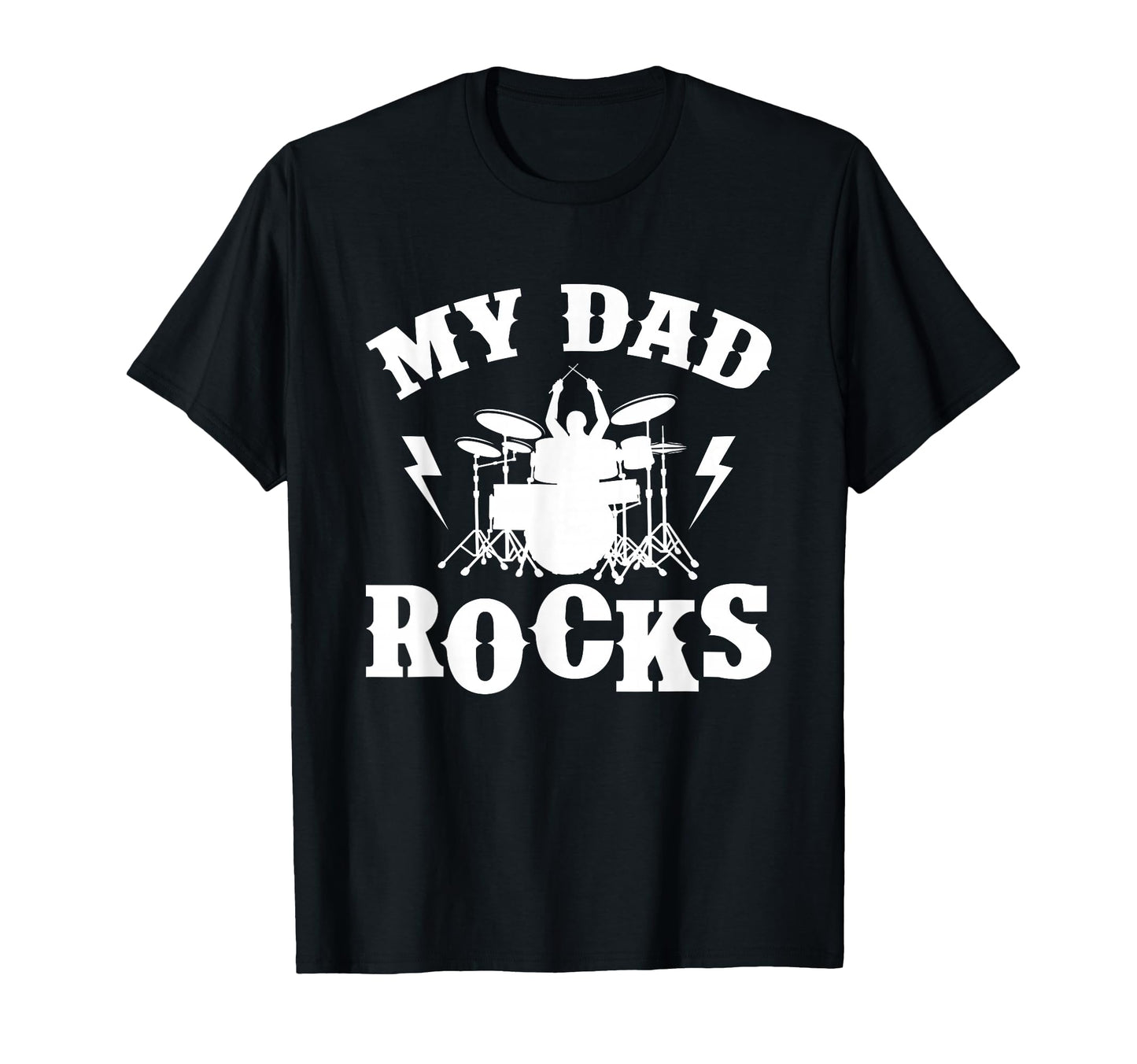 My Dad Rocks Percussionist Drummer T-Shirt - Custom Art Print Men Women - T-Shirt, Sweatshirt, Hoodie