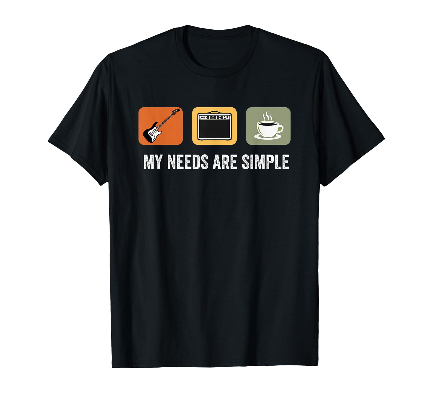 Guitar Player Coffee Lover Musician My T-Shirt - Fun Novelty Design Unisex - T-Shirt, Sweatshirt, Hoodie