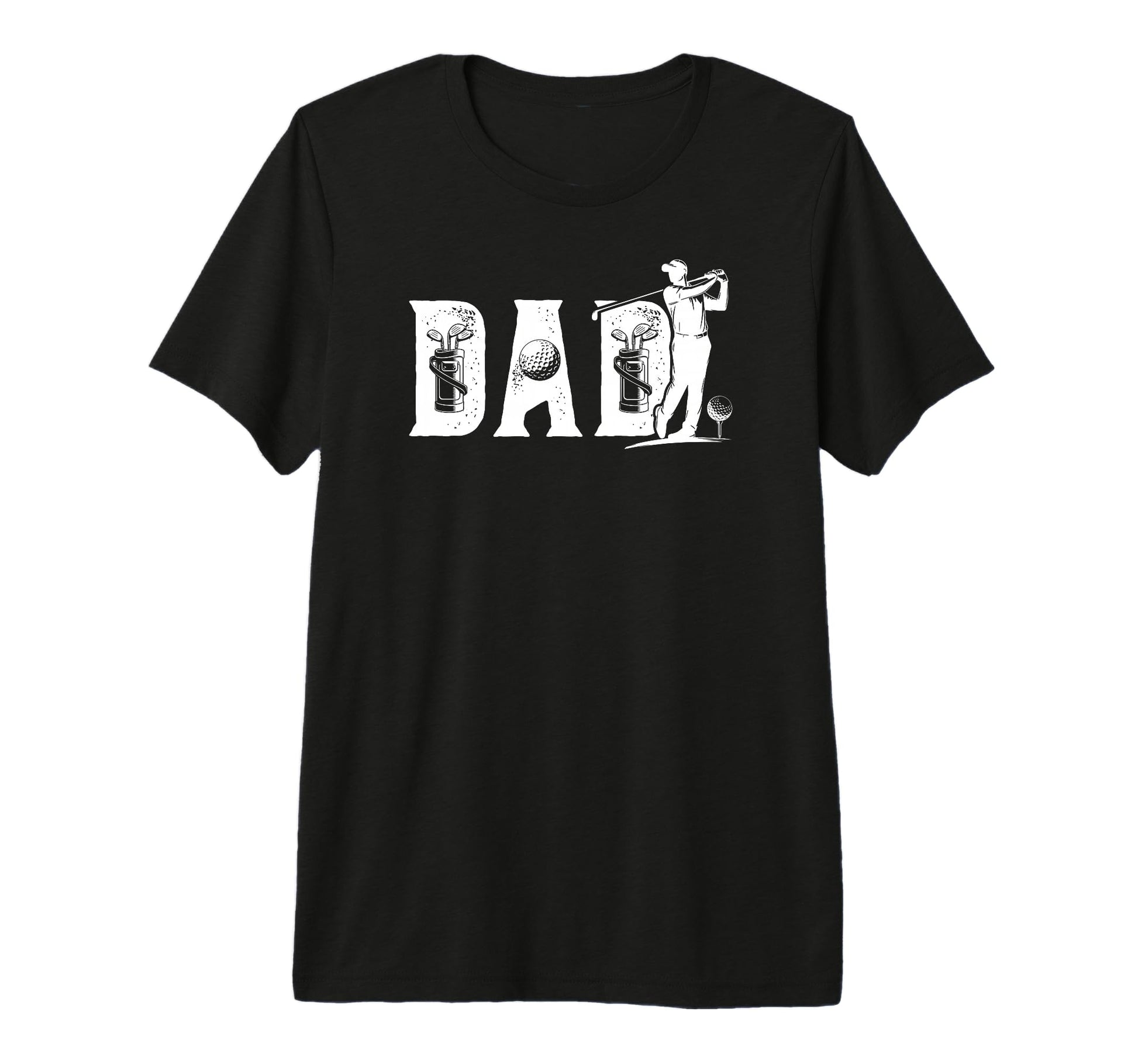 Mens Golf Dad Golfer Dad Golf Player T-Shirt - Casual Everyday Wear Unisex - T-Shirt, Sweatshirt, Hoodie