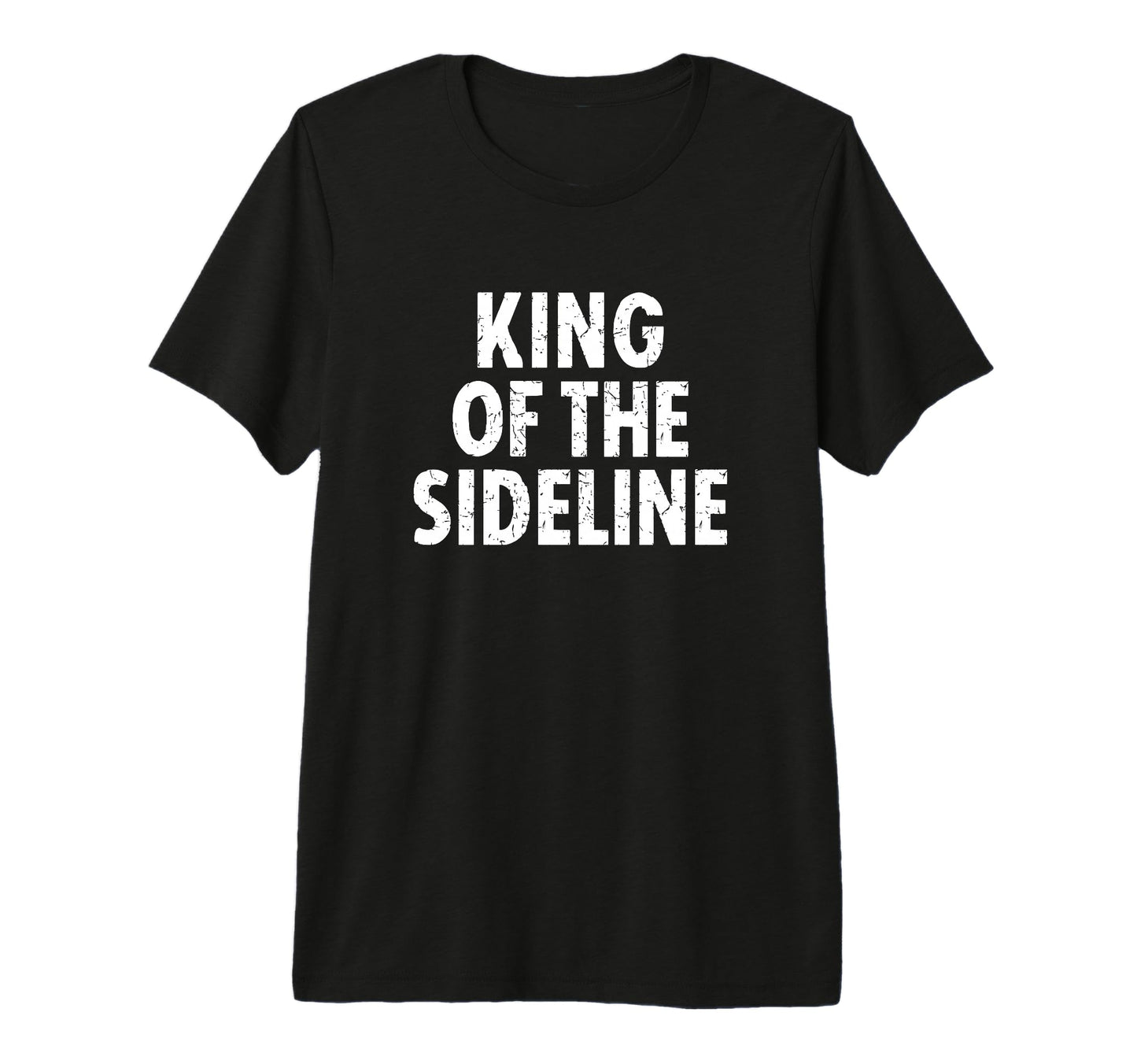 Mens Soccer Dad King Sideline T-Shirt - Fun Novelty Design for Adults - T-Shirt, Sweatshirt, Hoodie