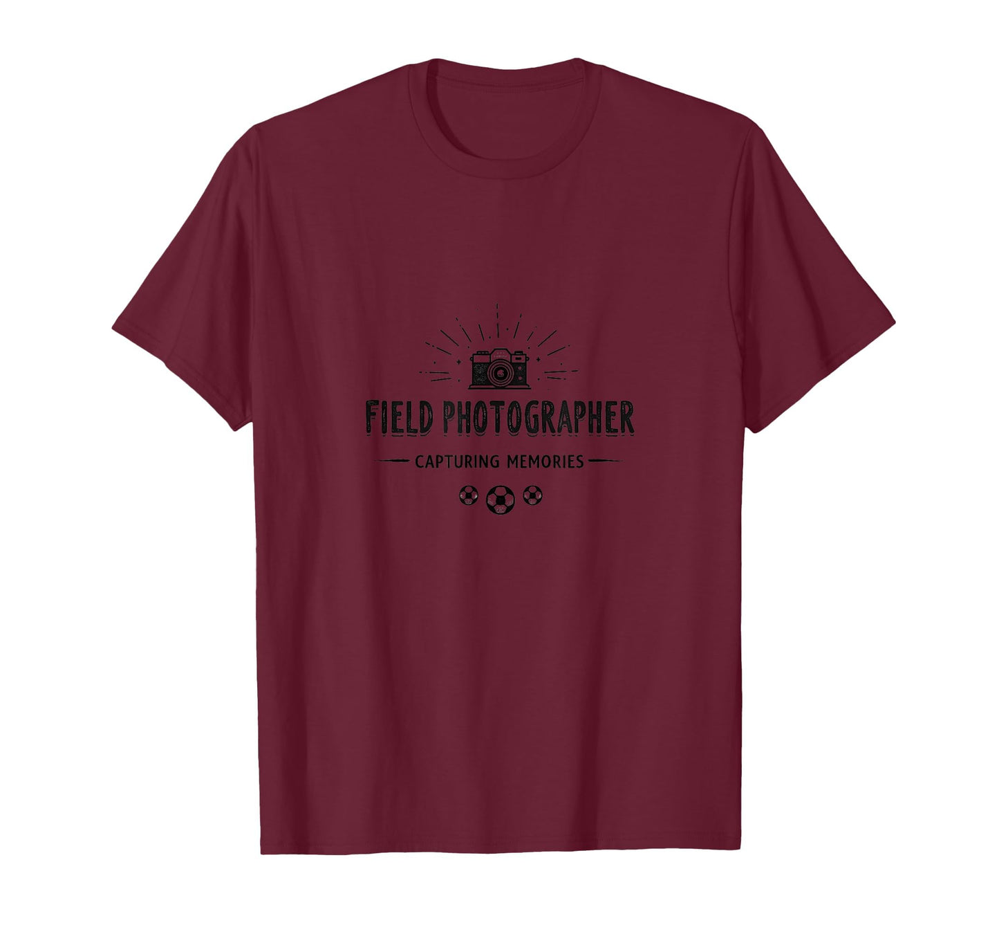 Field Photographer Capturing Memories T-Shirt - Minimalist Print Men Women - T-Shirt, Sweatshirt, Hoodie