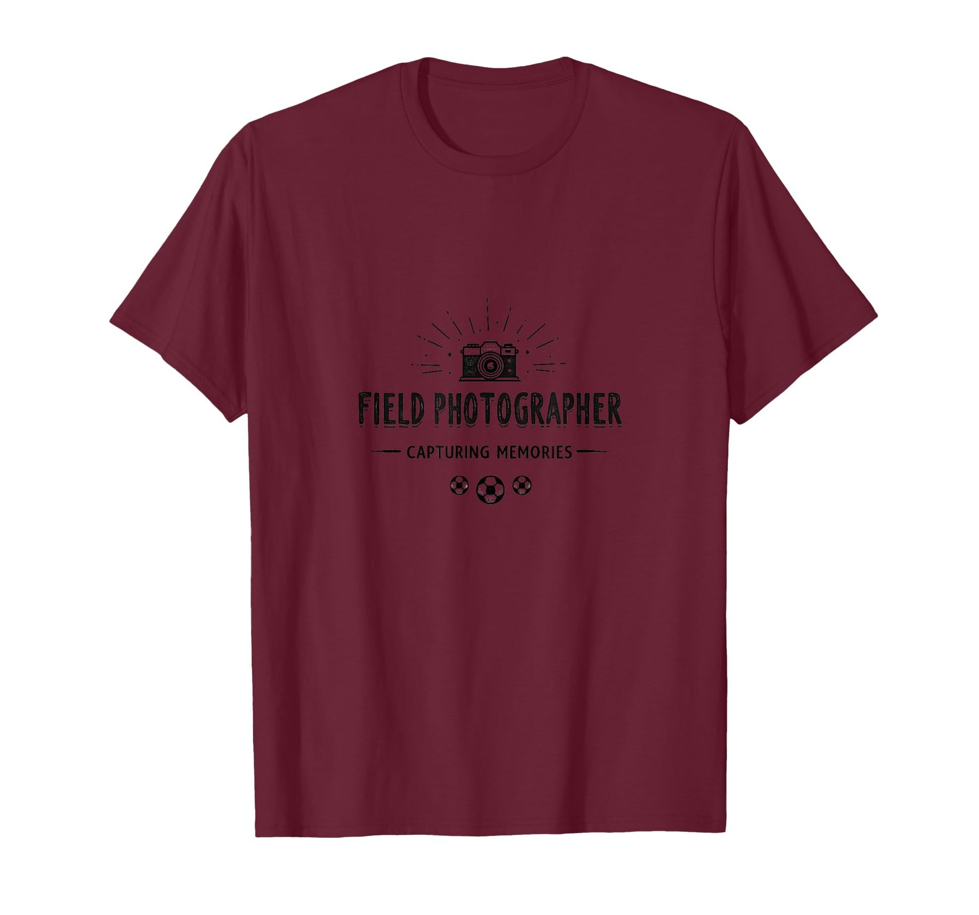 Field Photographer Capturing Memories T-Shirt - Minimalist Print Men Women - T-Shirt, Sweatshirt, Hoodie