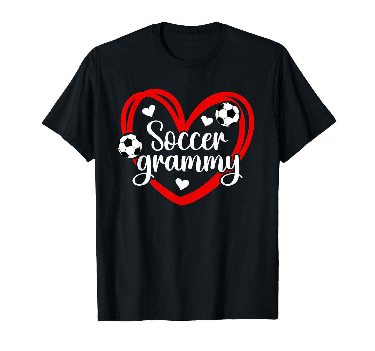 Soccer Grammy Heart Grammy Soccer T-Shirt - Fun Novelty Design Unisex - T-Shirt, Sweatshirt, Hoodie